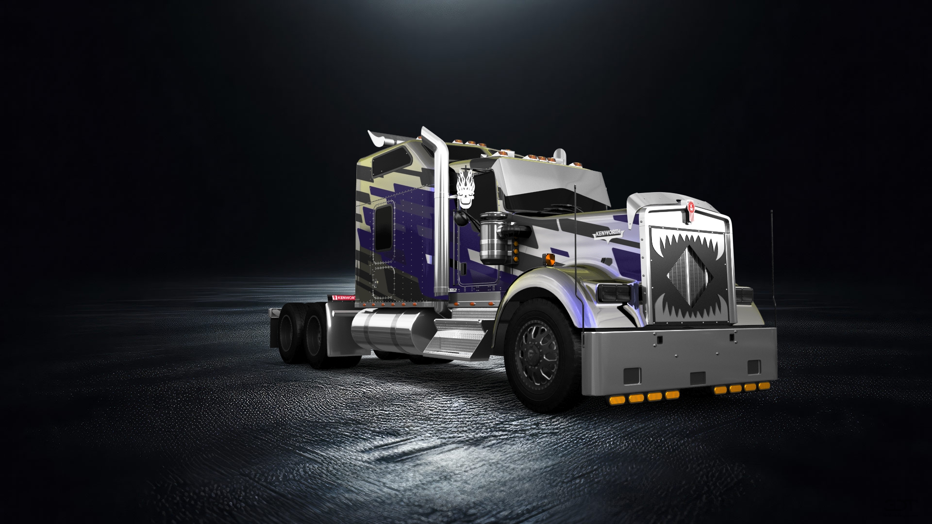 Kenworth W900 Sleeper Cab Truck 2015