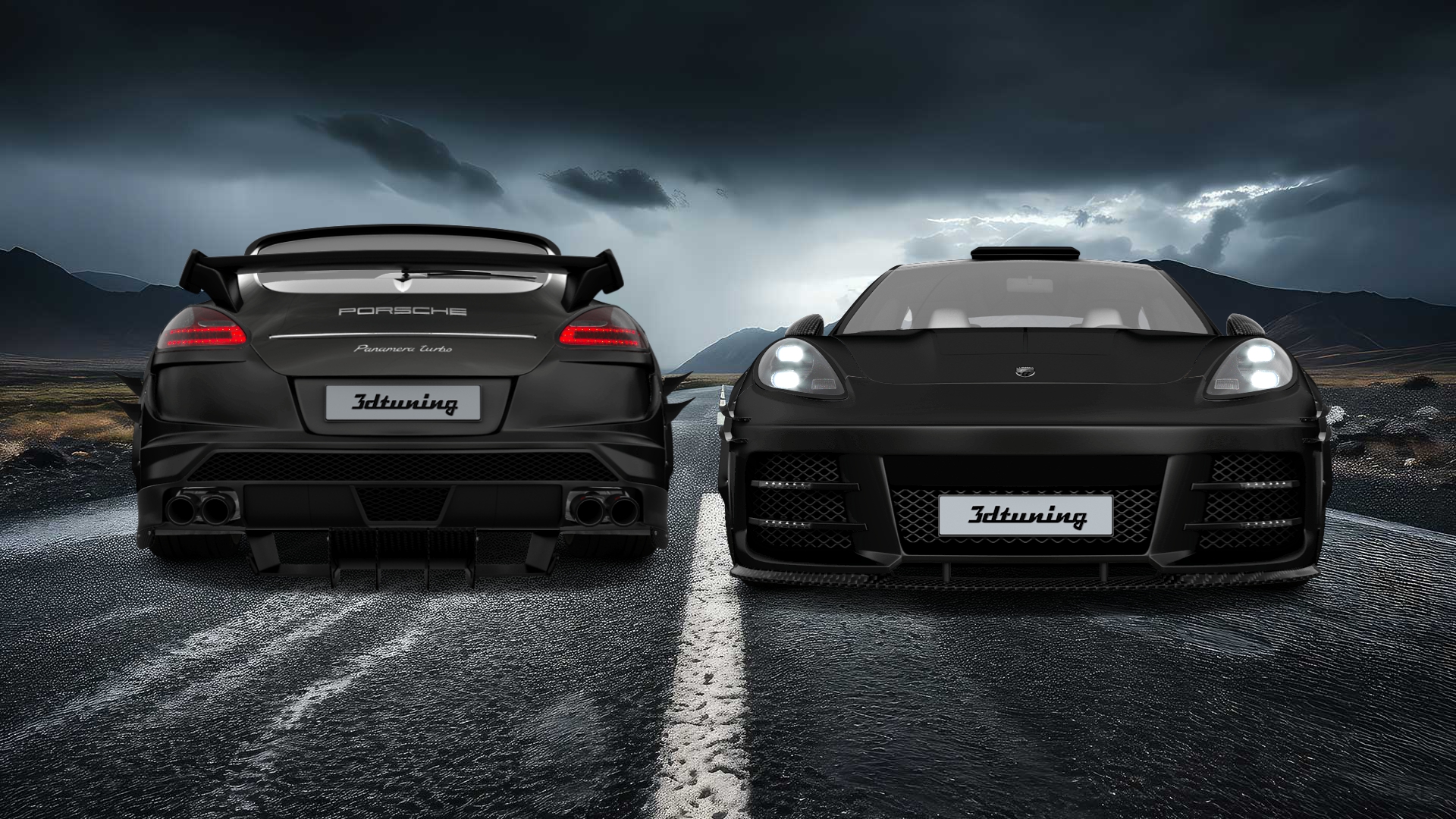Porsche Panamera 4 door fastback saloon 2011