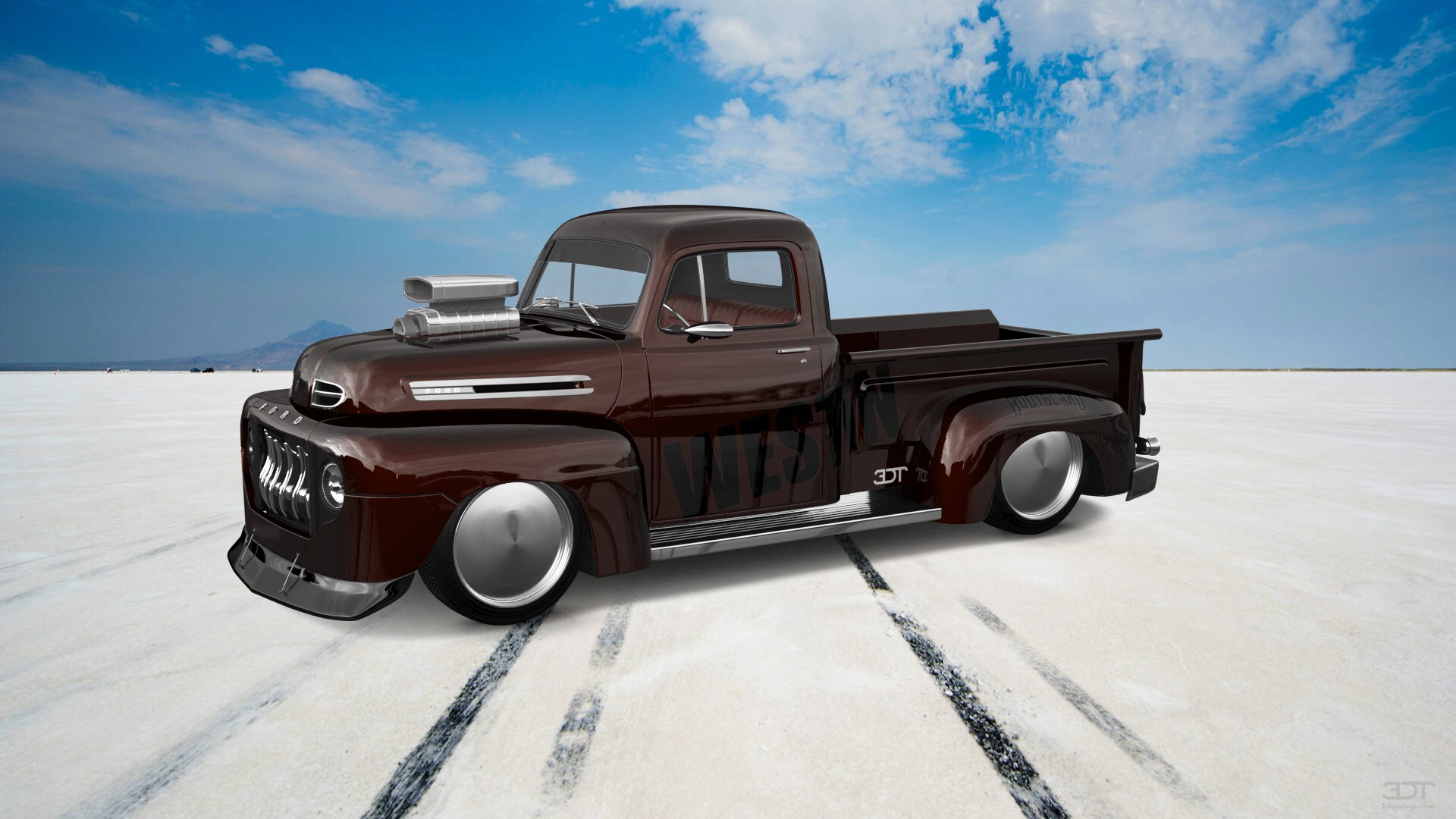 Tuning Ford F1 2 Door pickup truck 1949