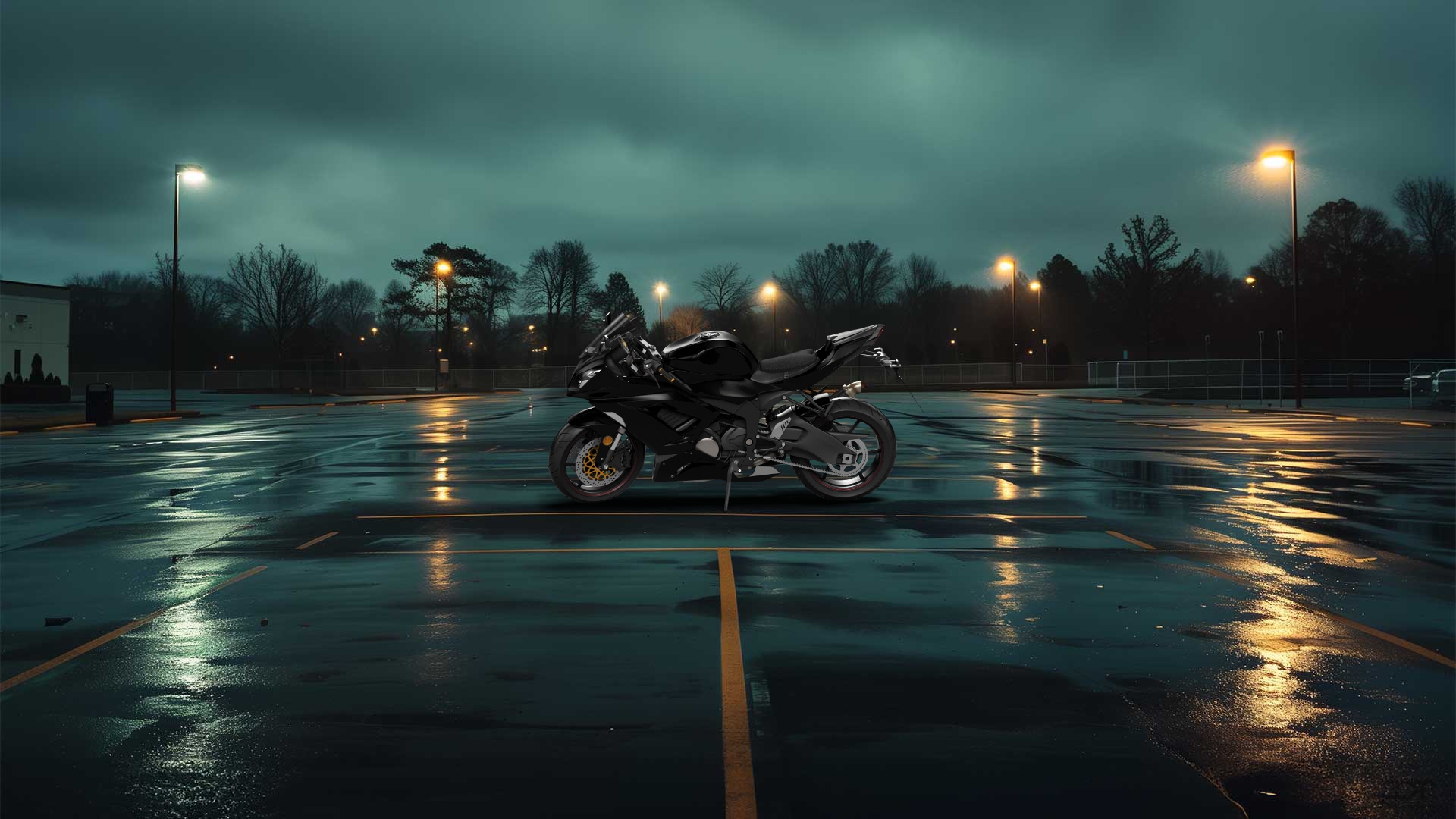 Kawasaki Ninja ZX 6R Sport Bike 2015 tuning