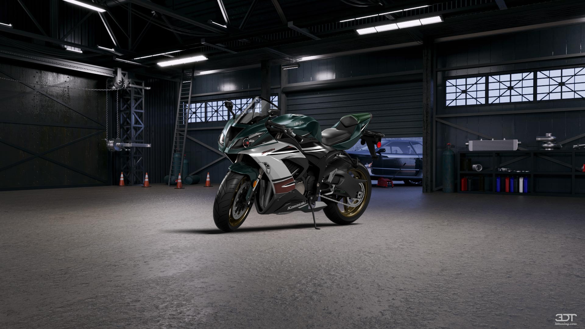 Kawasaki Ninja ZX 6R Sport Bike 2015 tuning