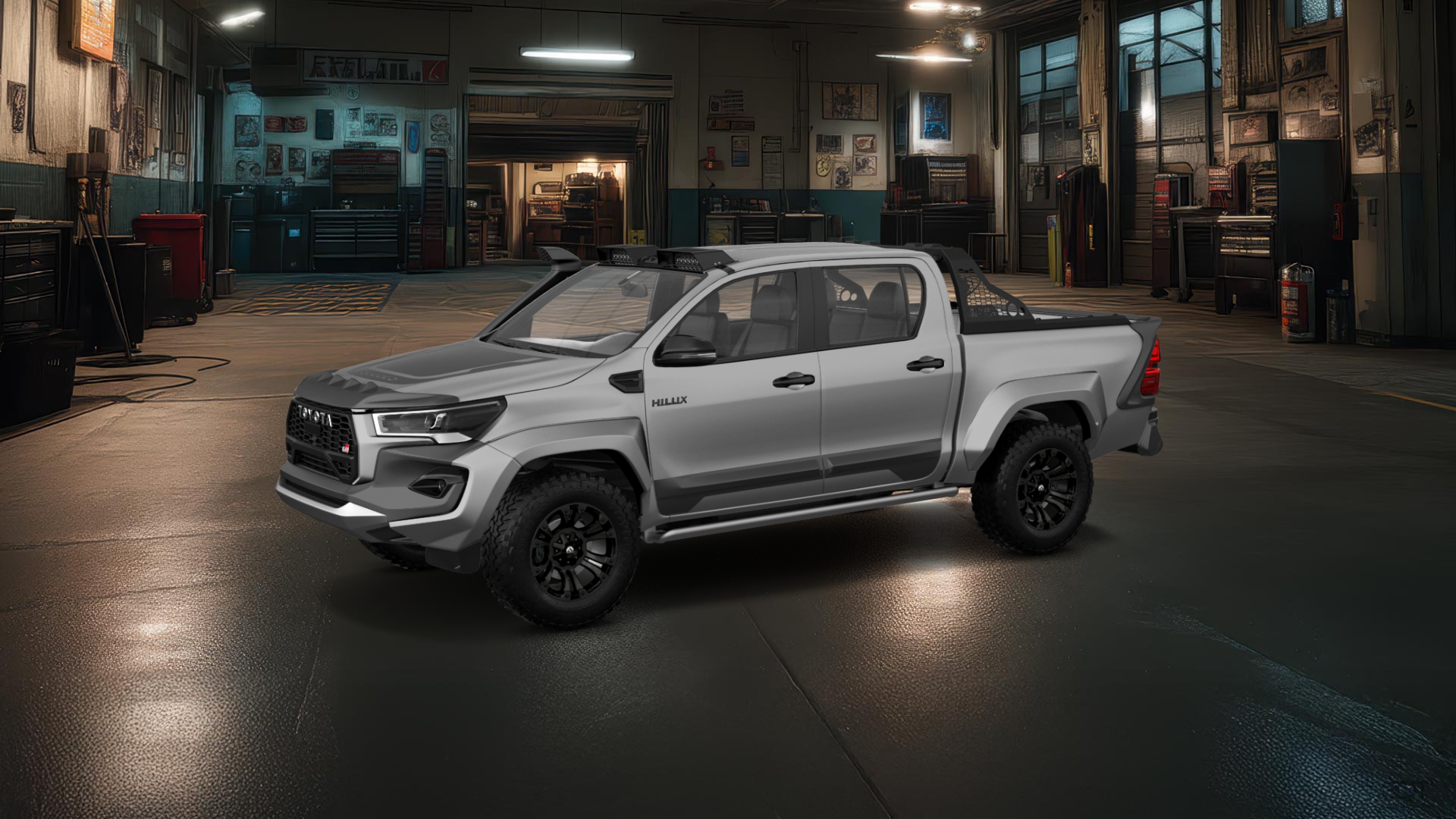 Toyota Hilux Double Cab 4 Door pickup truck 2015 tuning