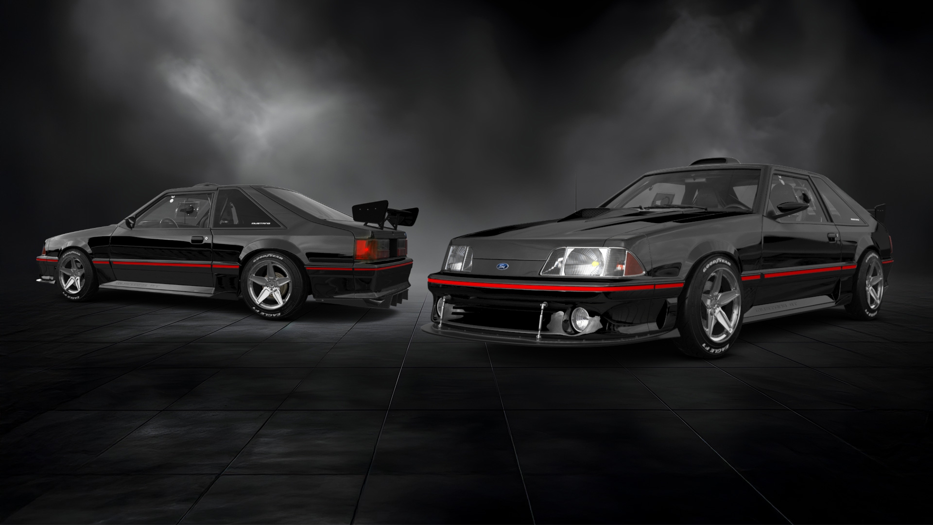 Ford Mustang 3 Door Hatchback 1988 tuning