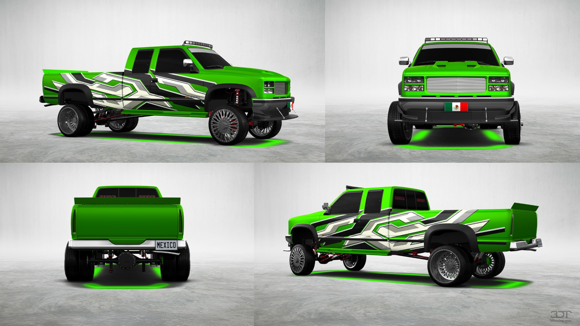 Chevrolet K3500 Extended Cab Pickup Truck 1988 tuning