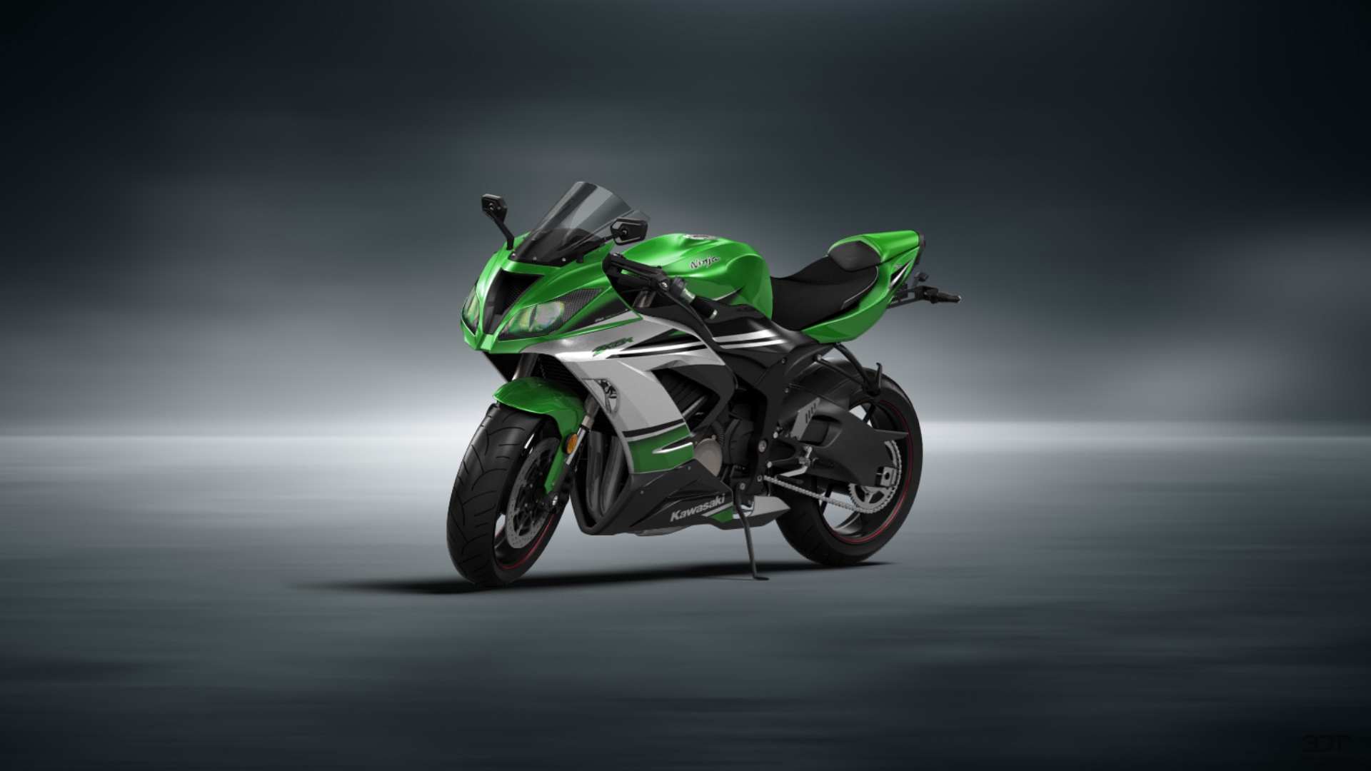 Kawasaki Ninja ZX 6R Sport Bike 2015 tuning