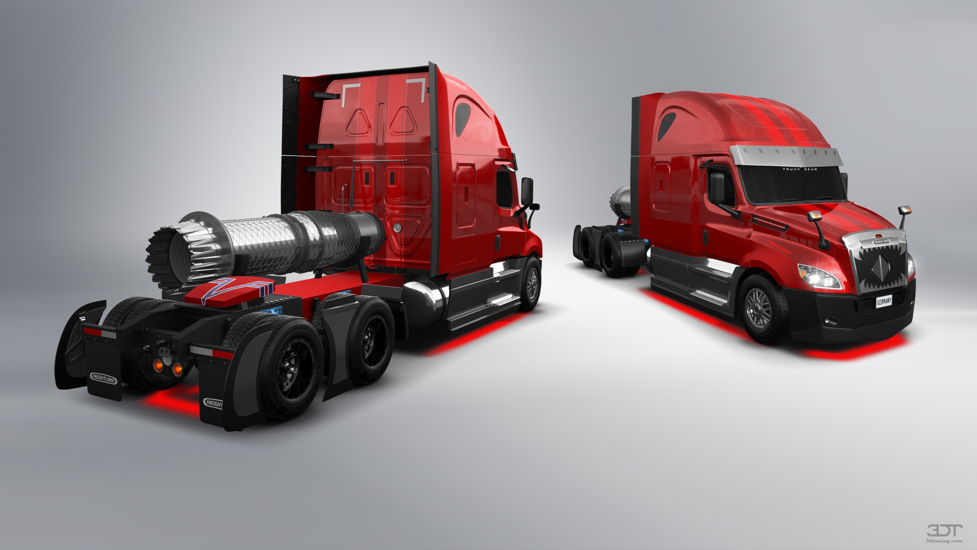 Freightliner Cascadia Sleeper Cab Truck 2018 tuning