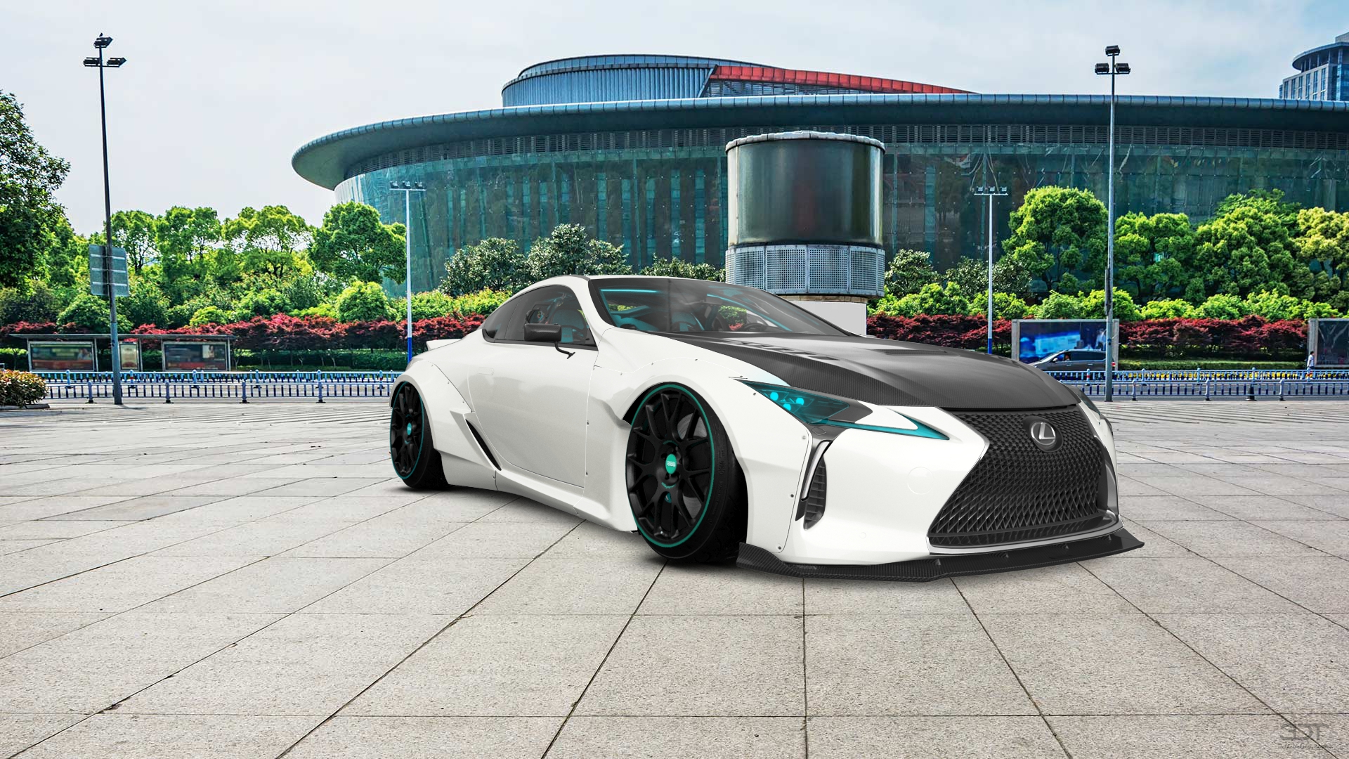 Lexus LC500 2 door fastback coupe 2017 tuning