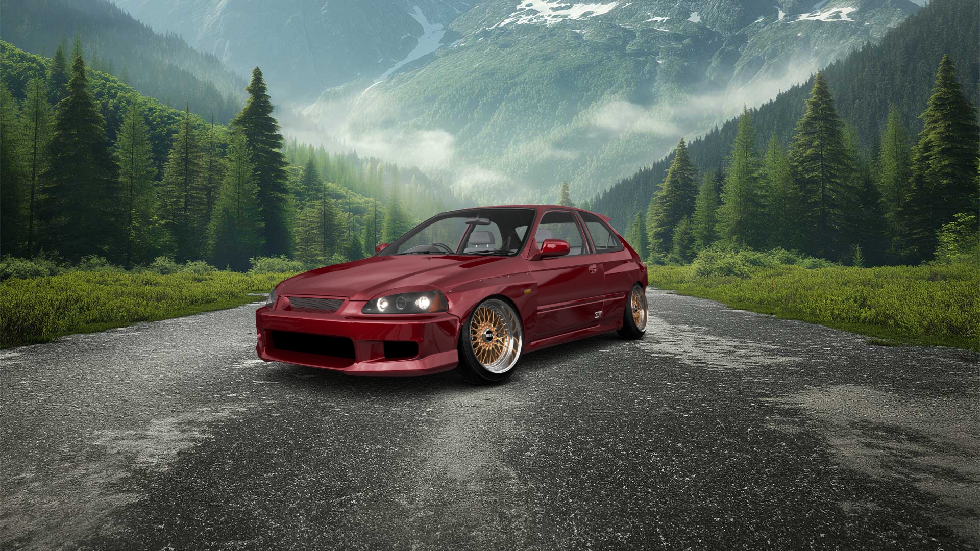 Honda Civic 3 Door Hatchback 1997 tuning