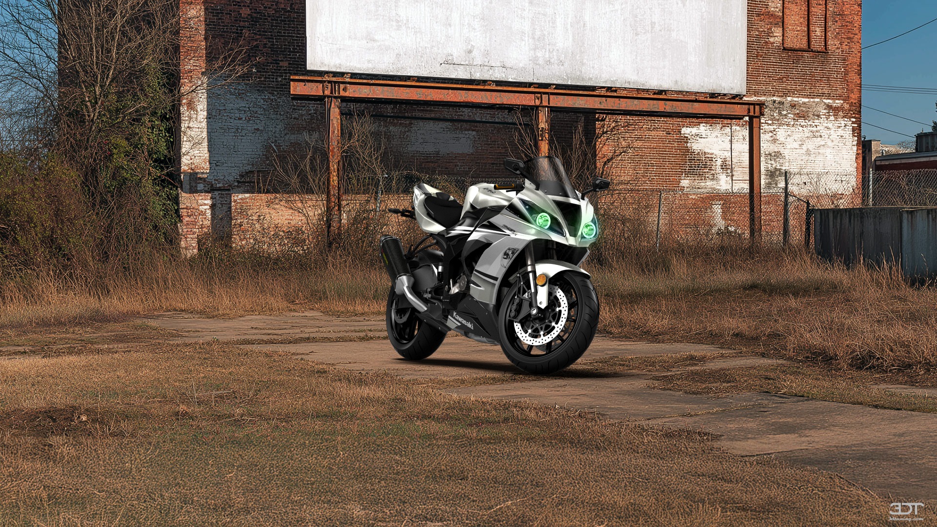 Kawasaki Ninja ZX 6R Sport Bike 2015 tuning