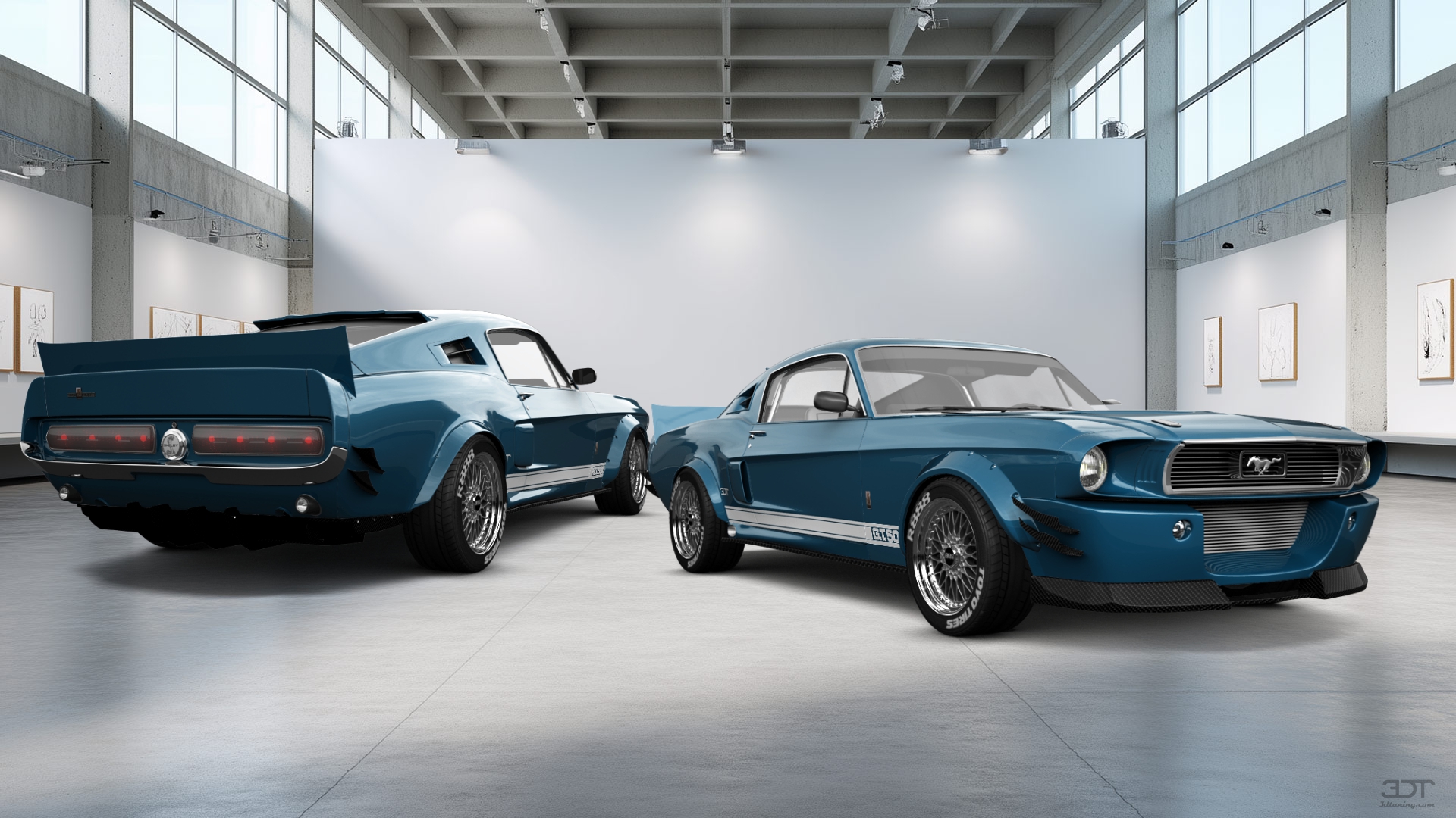 Mustang GT500 2 Door Coupe 1968 tuning