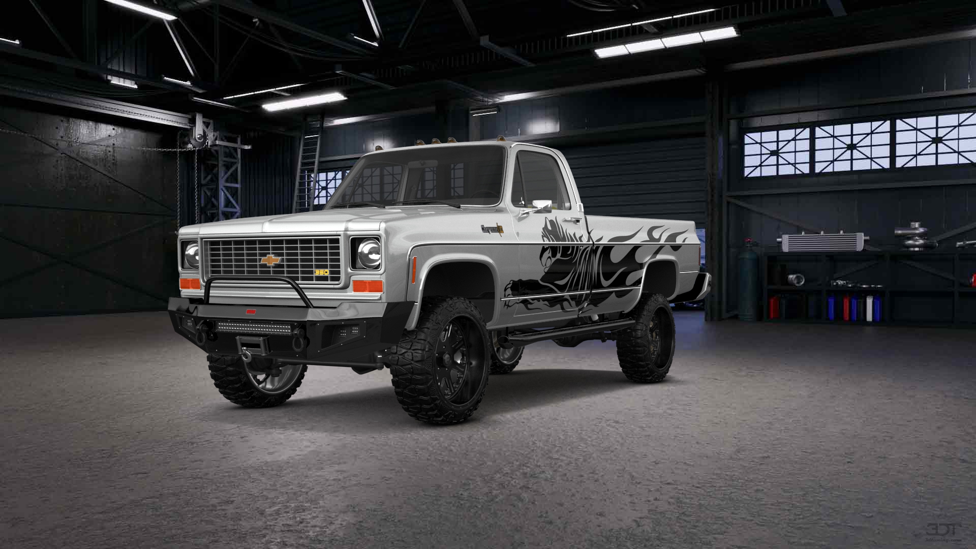 Chevrolet Silverado C-10 2 Door pickup truck 1973 tuning