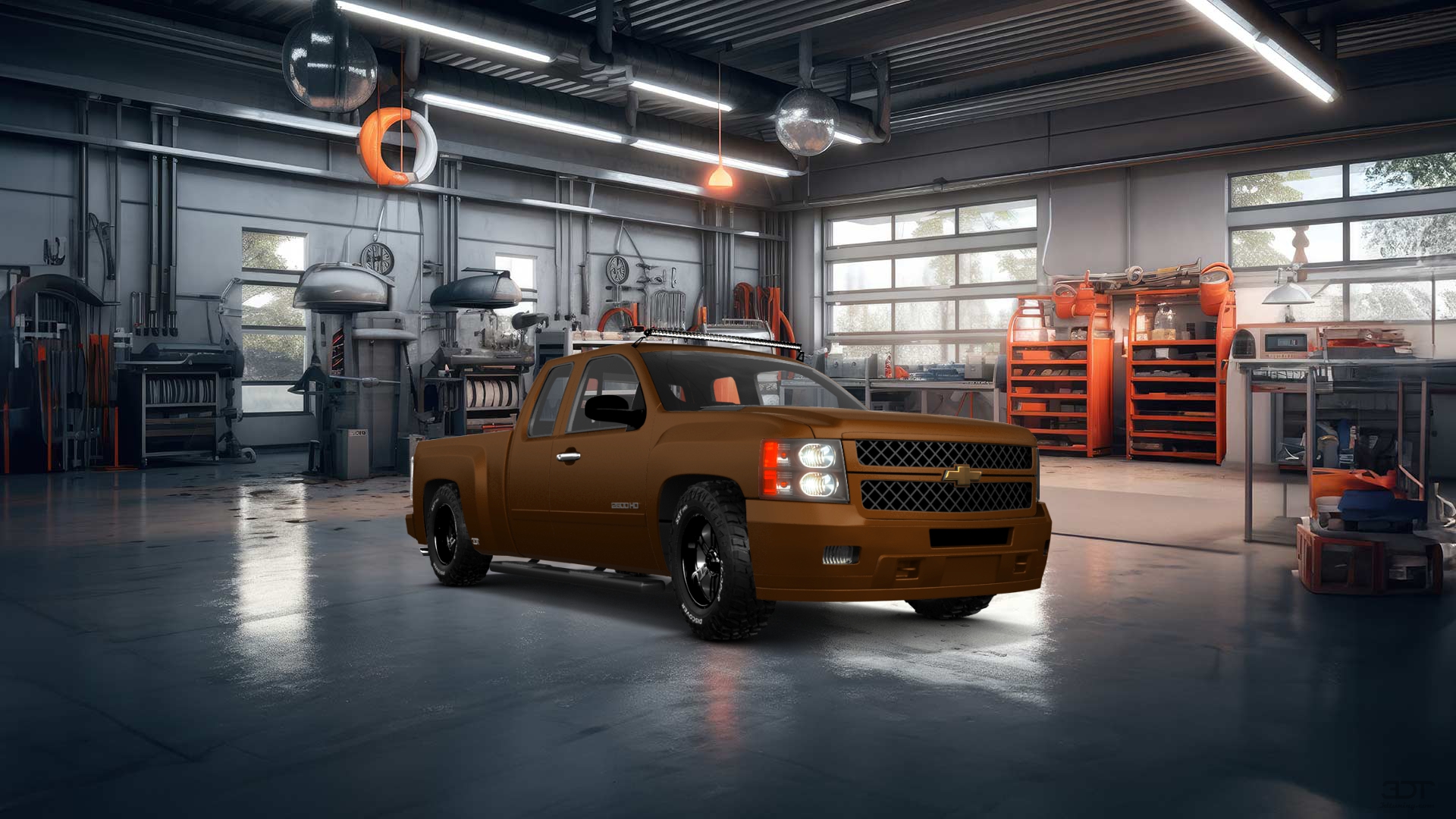 Chevrolet Silverado 2500 HD Extended Cab Pickup Truck 2007