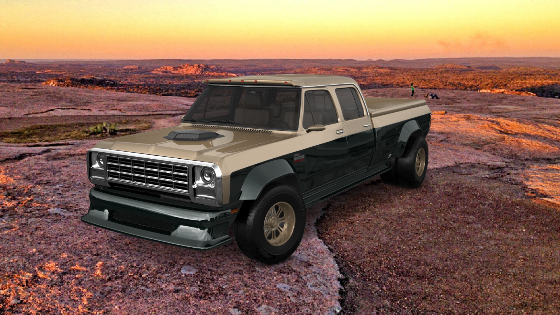 Dodge Ram 350 4 Door pickup truck 1991