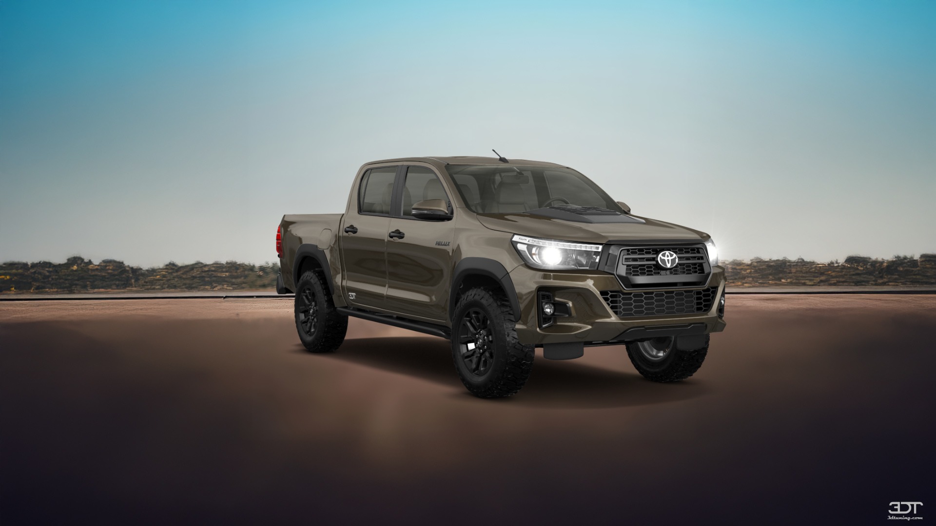 Toyota Hilux Double Cab 4 Door pickup truck 2015 tuning