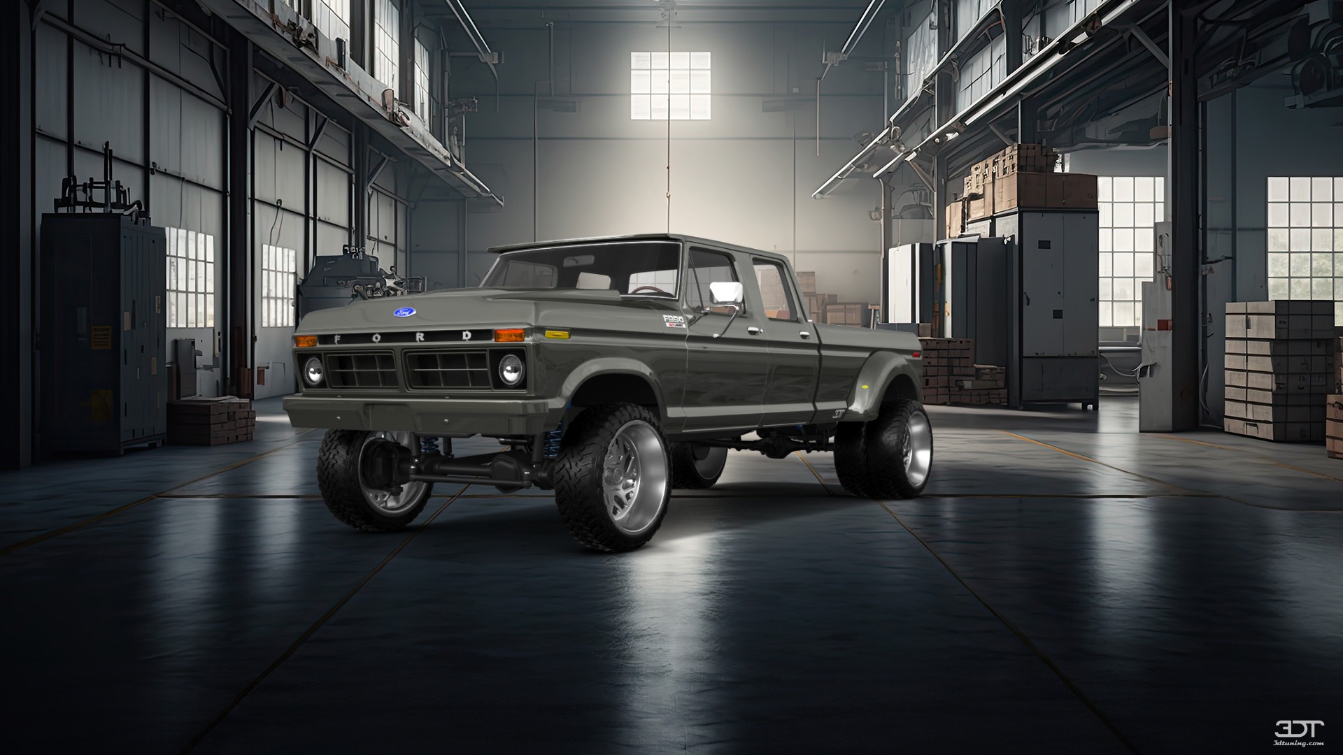 Ford F-350 Dually 4 Door pickup truck 1973
