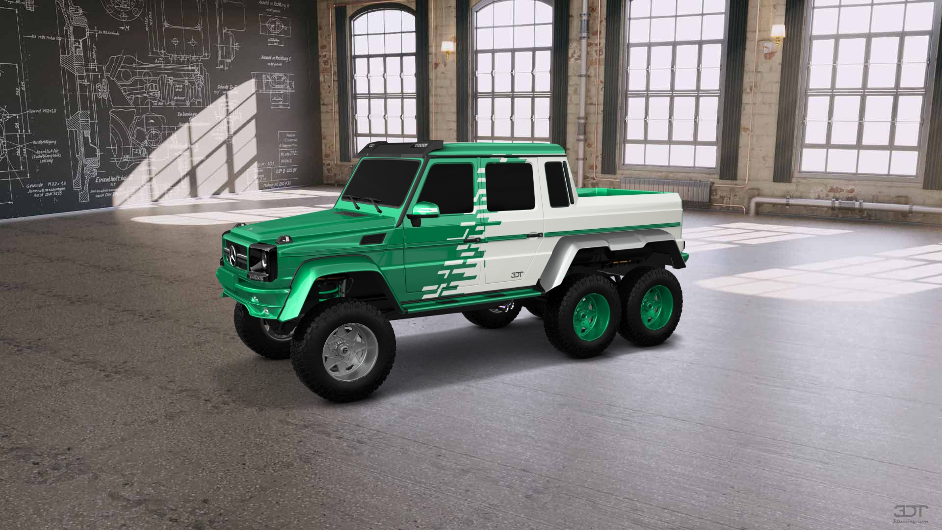 Mercedes G 63 AMG 6x6 4 Door pickup truck 2013