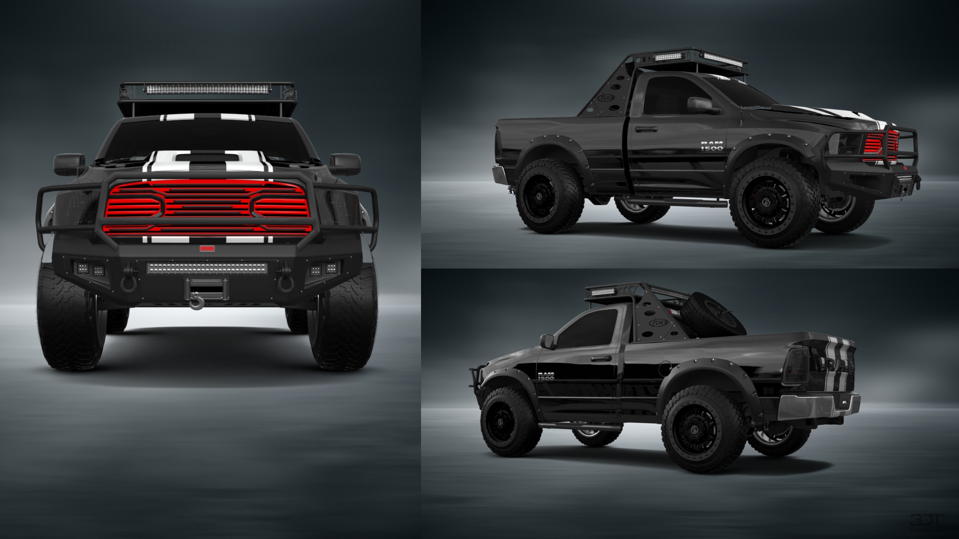 Dodge Ram 1500 6.4' box Regular Cab 2 Door pickup truck 2009 tuning