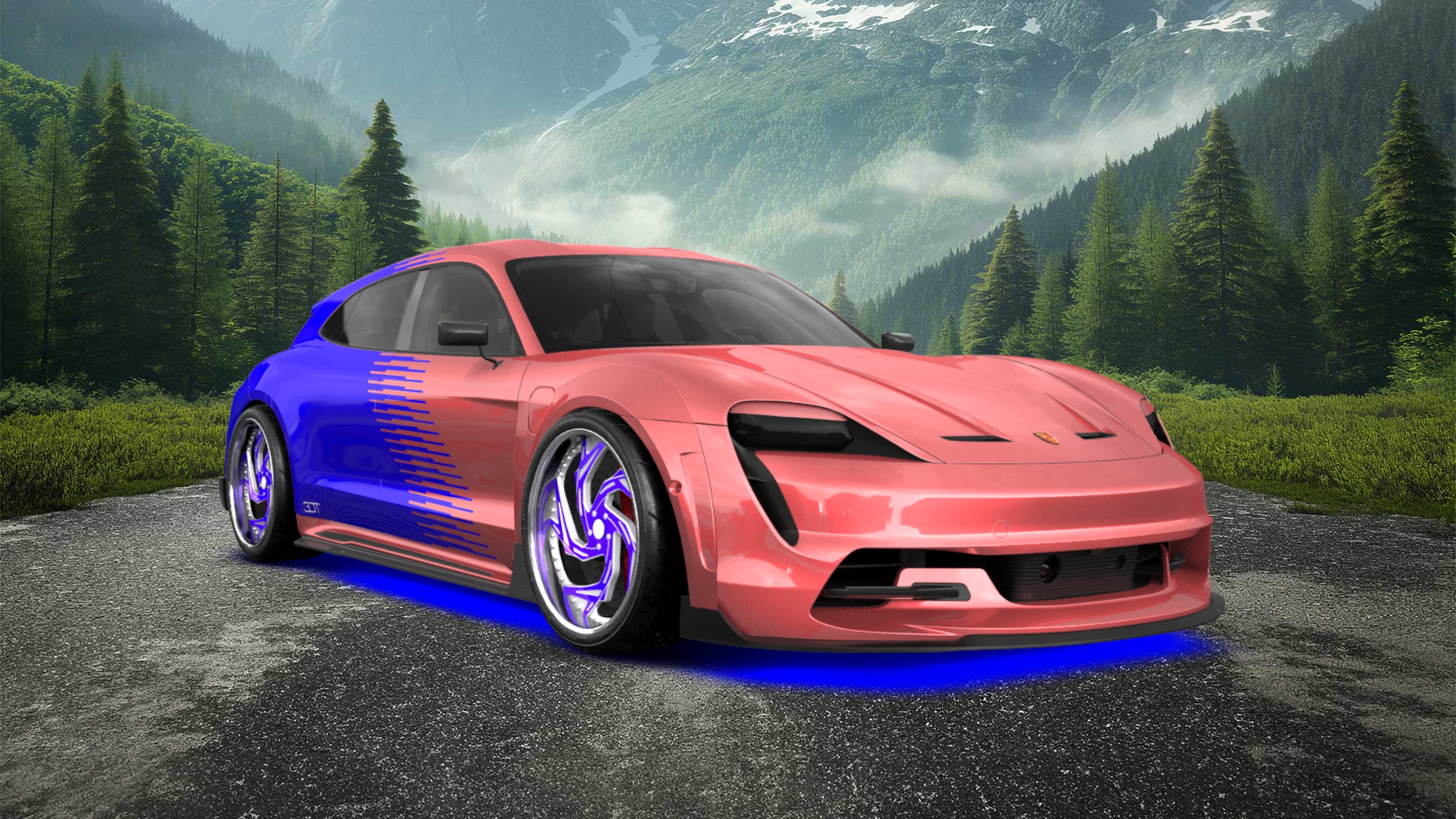 Porsche Taycan Sport Turismo Shooting Brake 2019 tuning