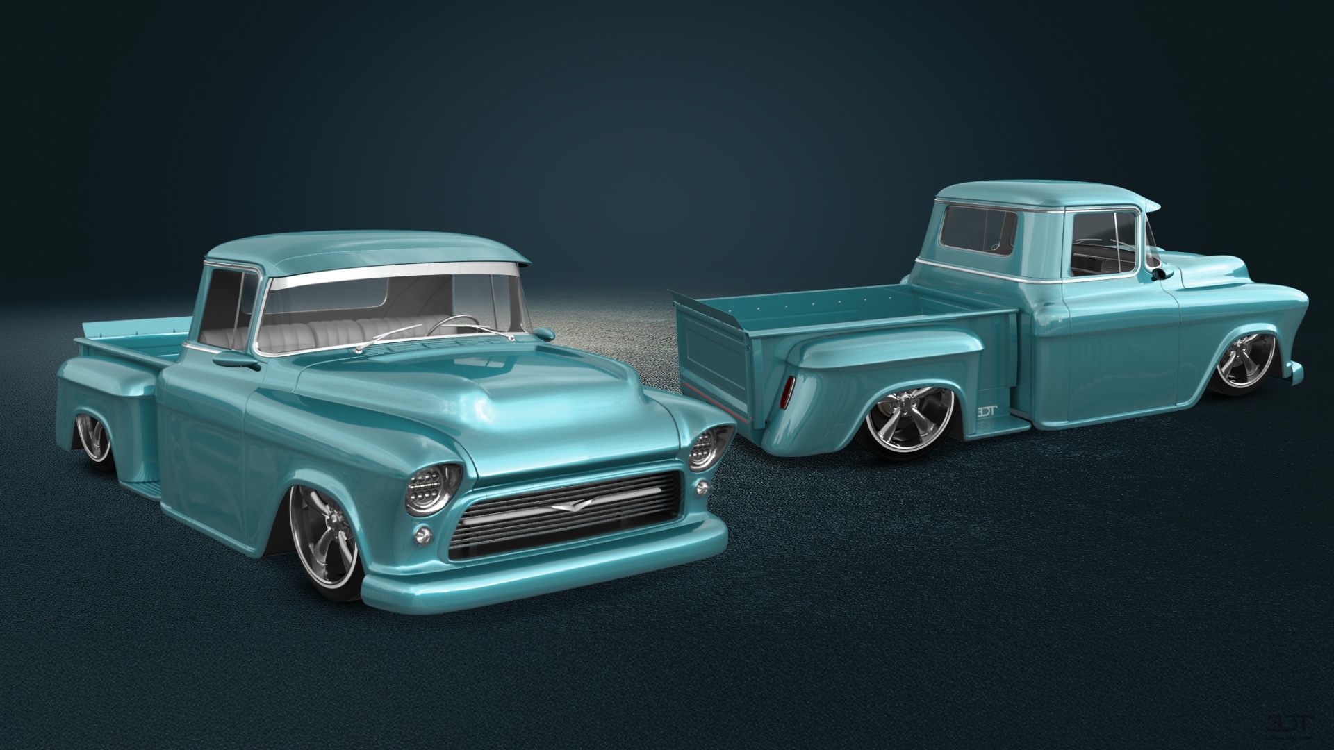 Chevrolet 3100 2 Door pickup truck 1955 tuning
