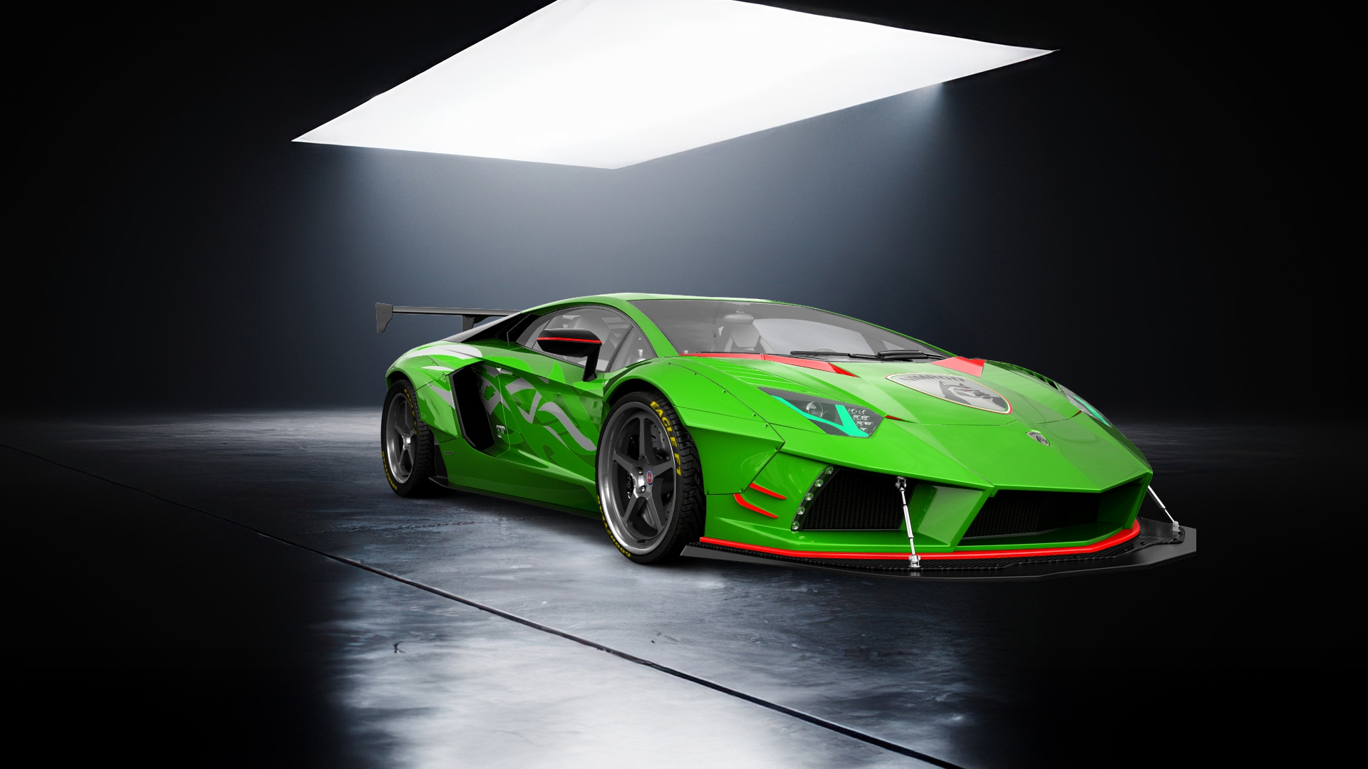 Lamborghini Aventador 2 Door Coupe 2012 tuning