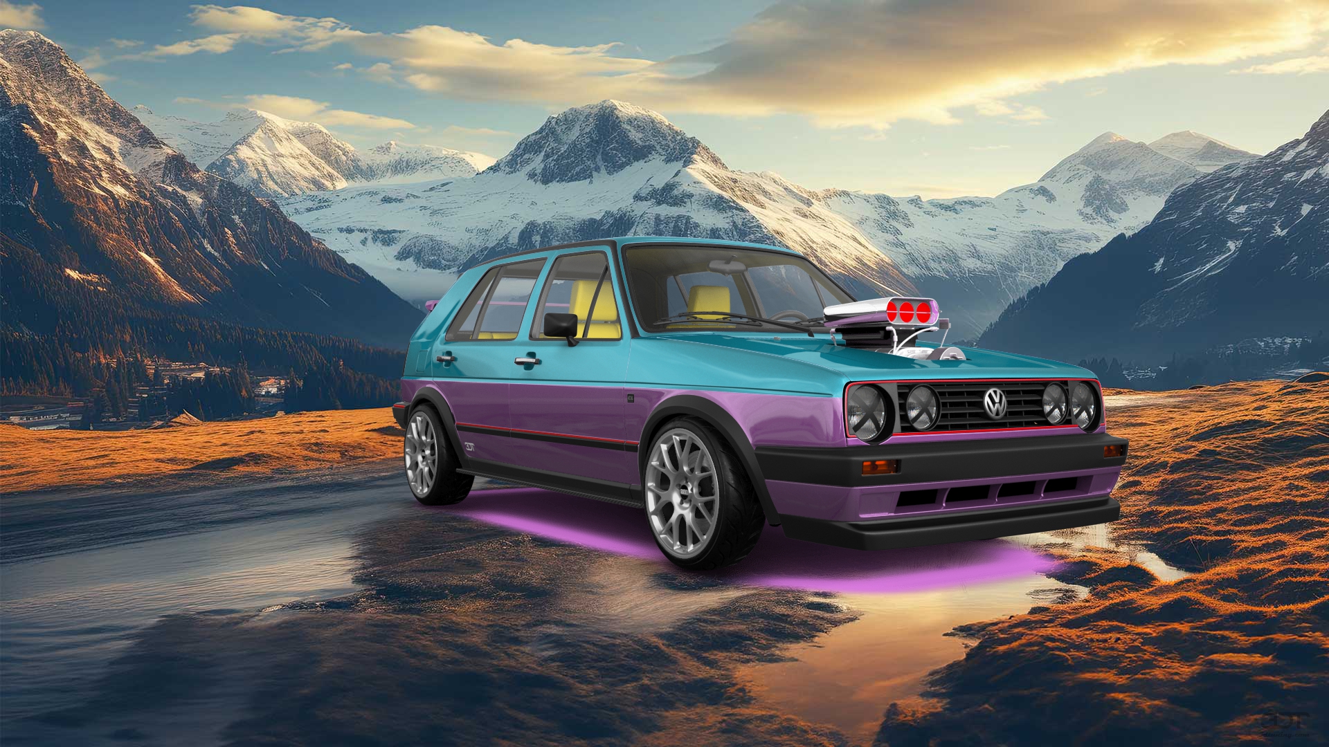 Volkswagen Golf Mk2 5 Door Hatchback 1983 tuning