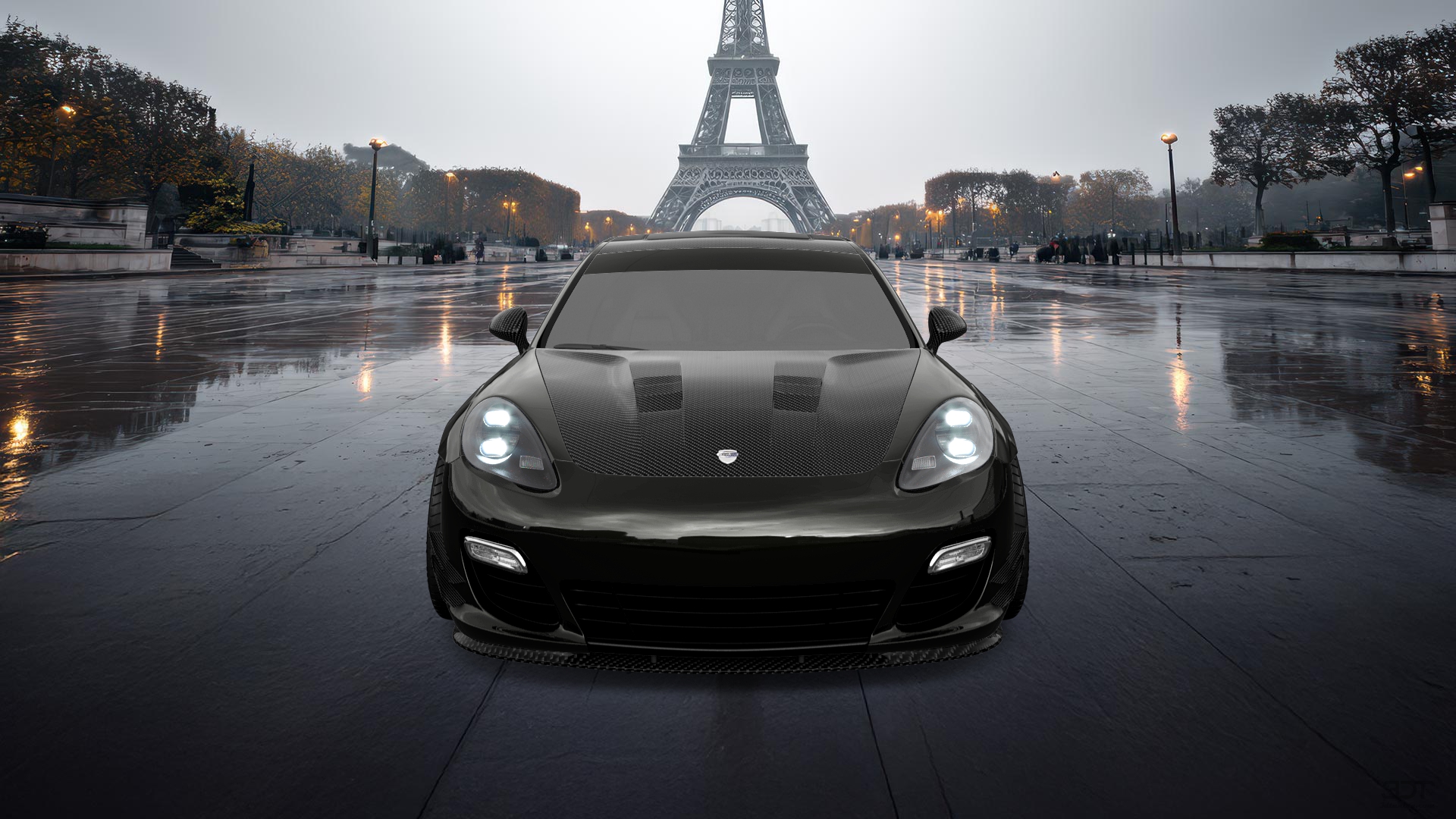 Porsche Panamera 4 door fastback saloon 2011 tuning