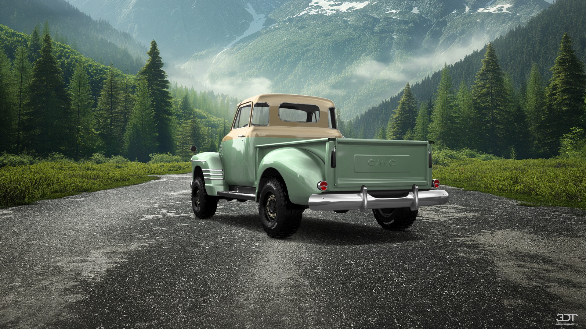 GMC 100 Stepside 2 Door pickup truck 1954