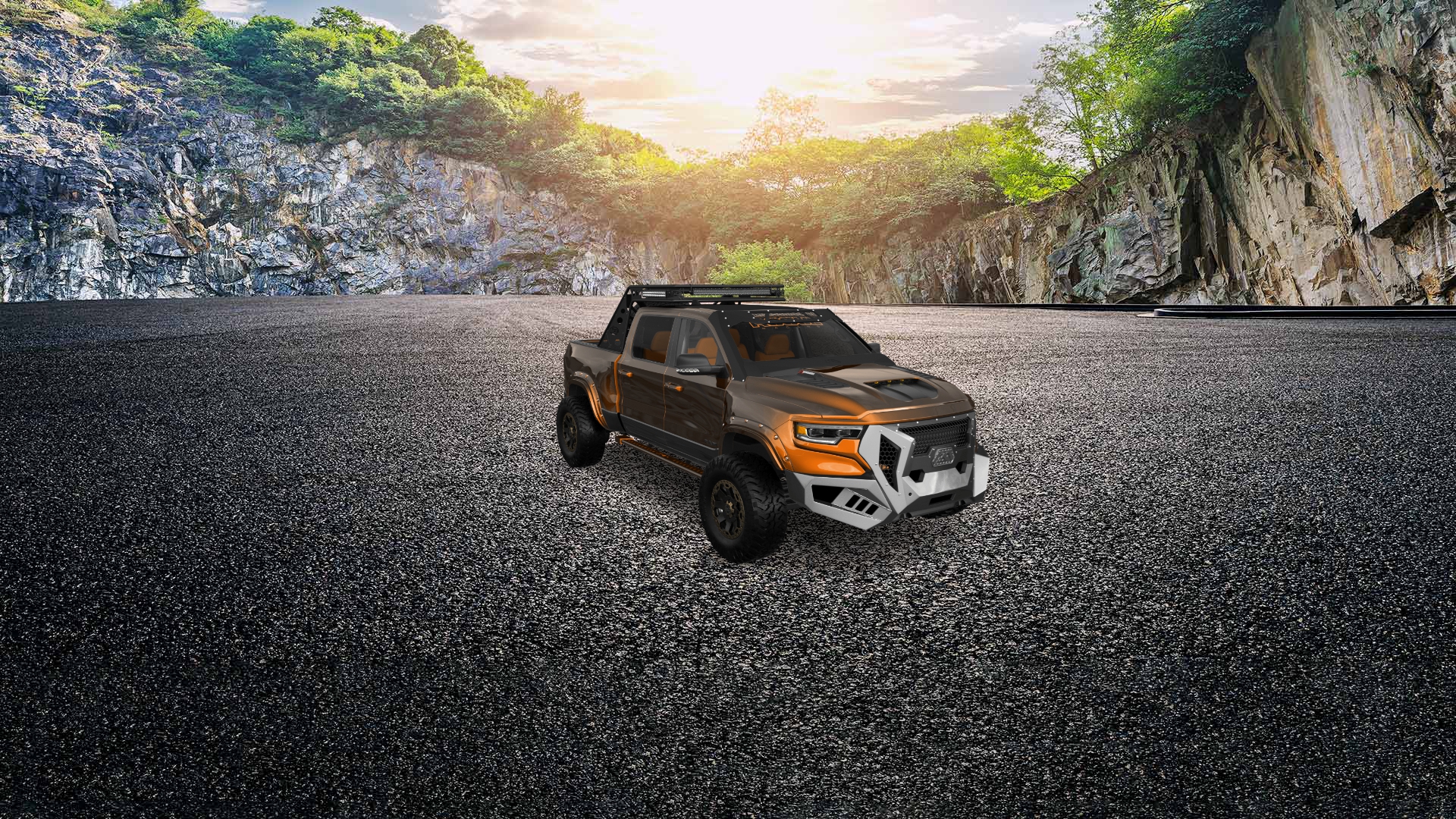 Dodge Ram 1500 TRX 4 Door pickup truck 2021