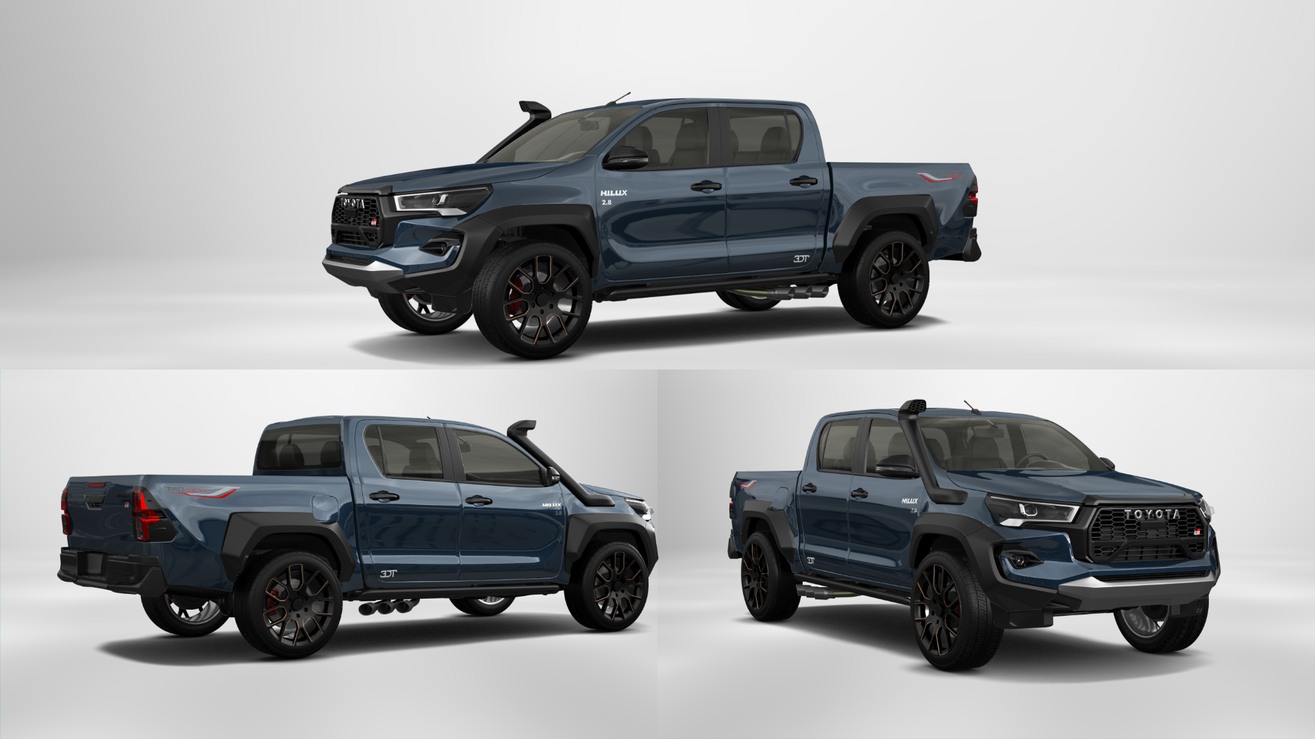 Toyota Hilux Double Cab 4 Door pickup truck 2015 tuning