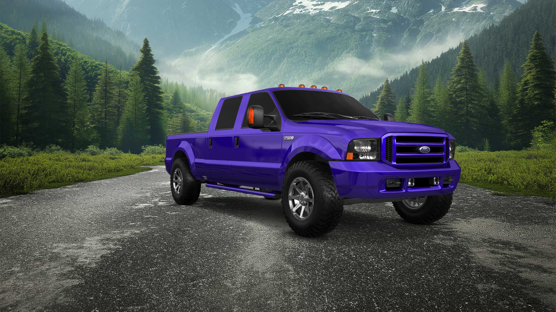 Ford F-250 Crew Cab 4 Door pickup truck 1999