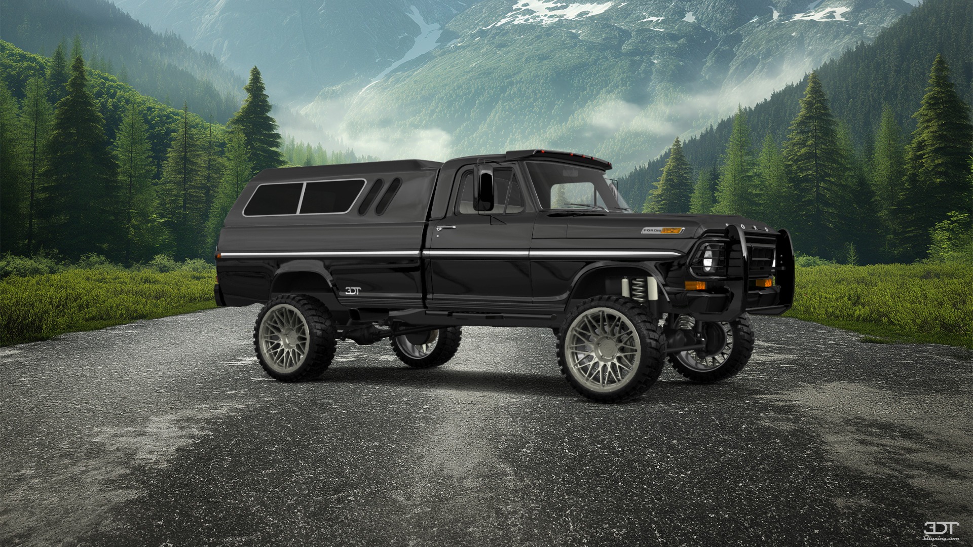 Ford F-250 2 Door pickup truck 1971