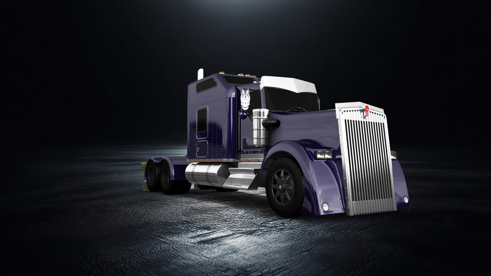 Kenworth W900 Sleeper Cab Truck 2015 tuning