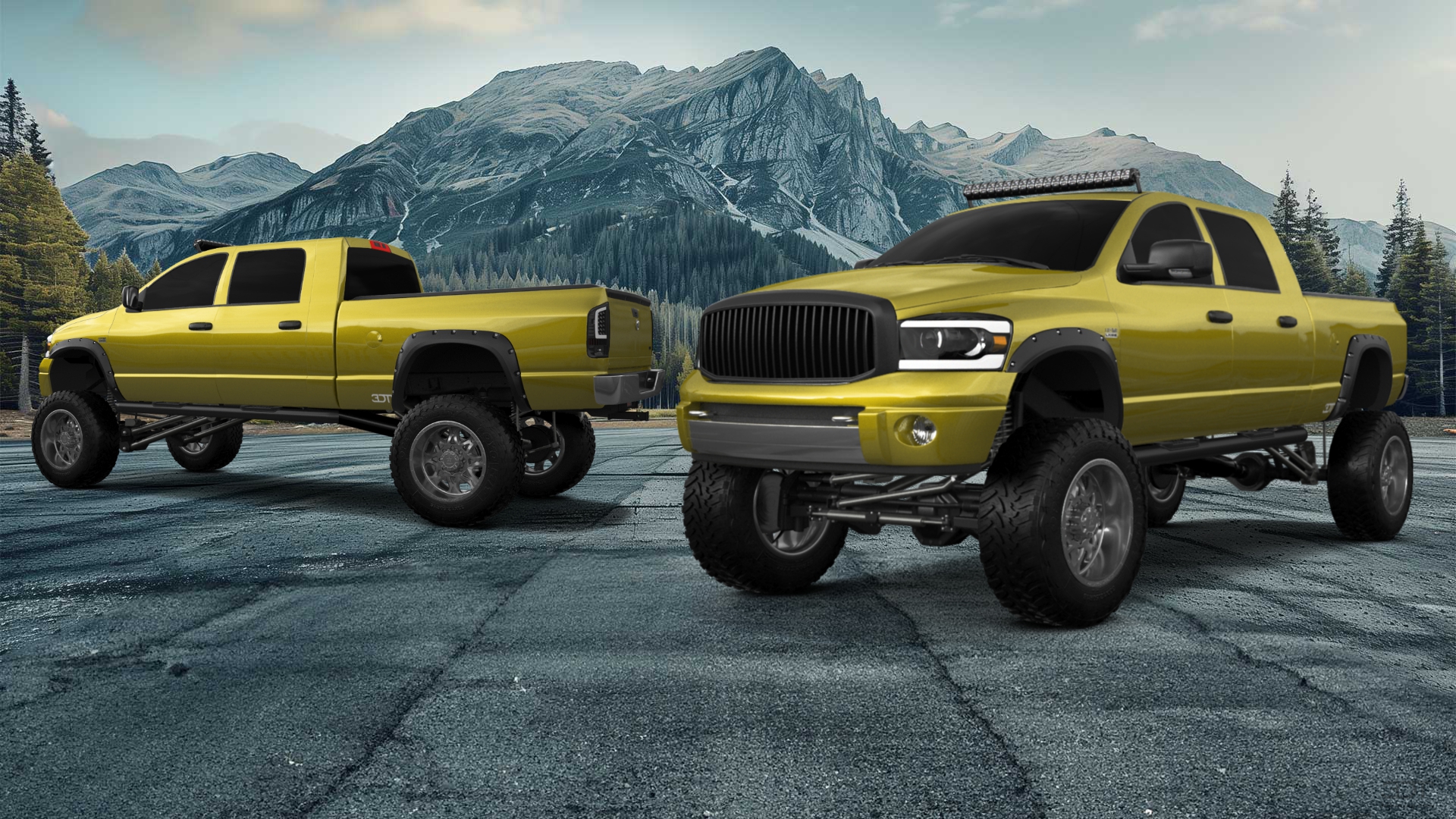 Dodge Ram 2500 4 Door pickup truck 2007 tuning