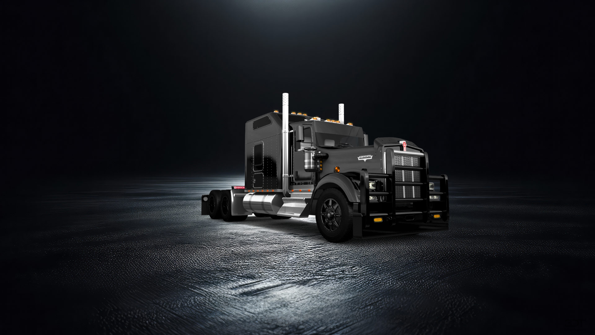 Kenworth W900 Sleeper Cab Truck 2015 tuning
