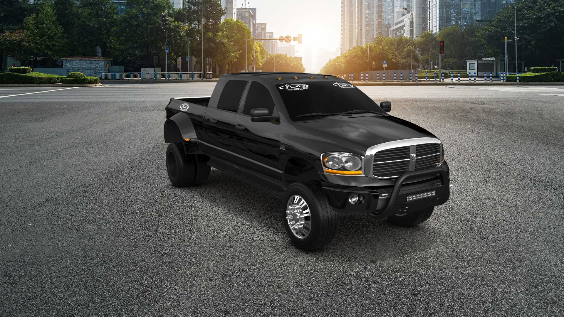 Dodge Ram 3500 Dually 4 Door pickup truck 2007 tuning