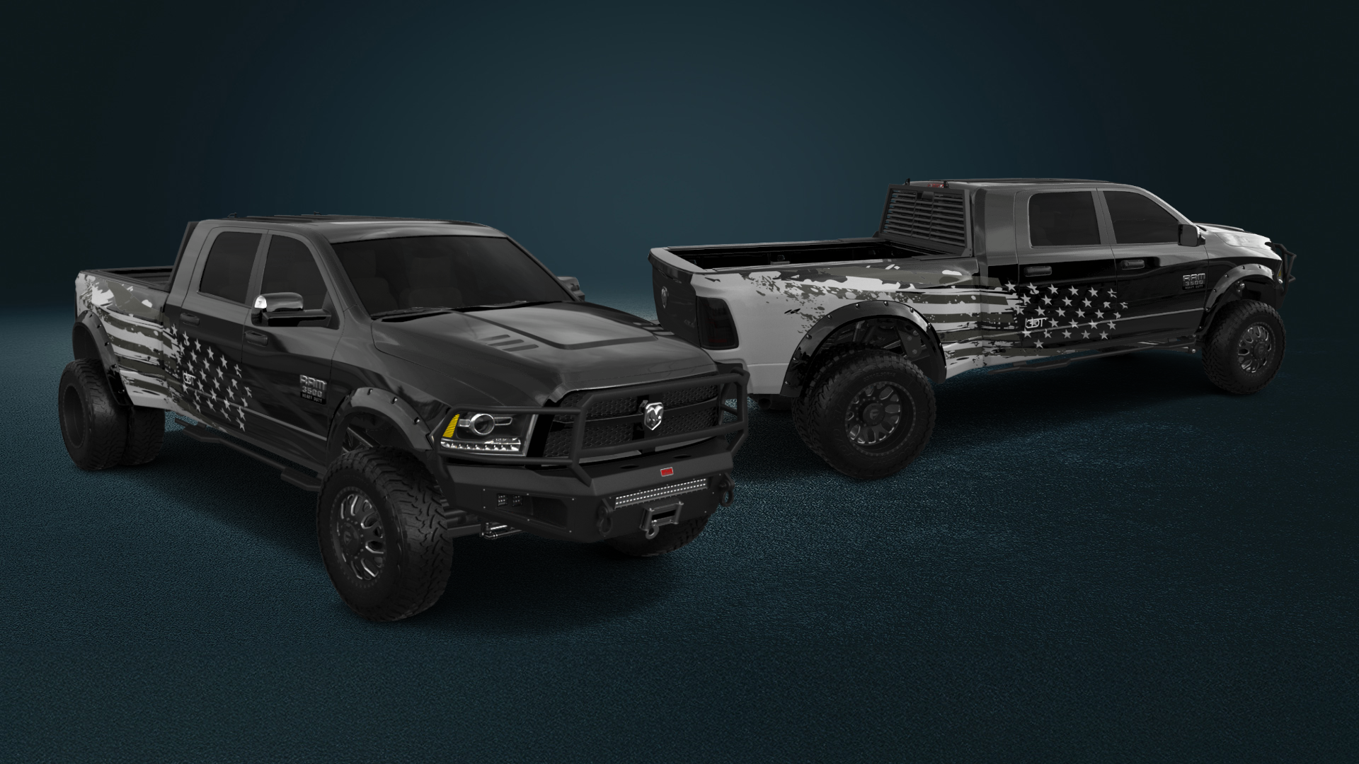 Dodge Ram 3500 4 Door Truck 2014