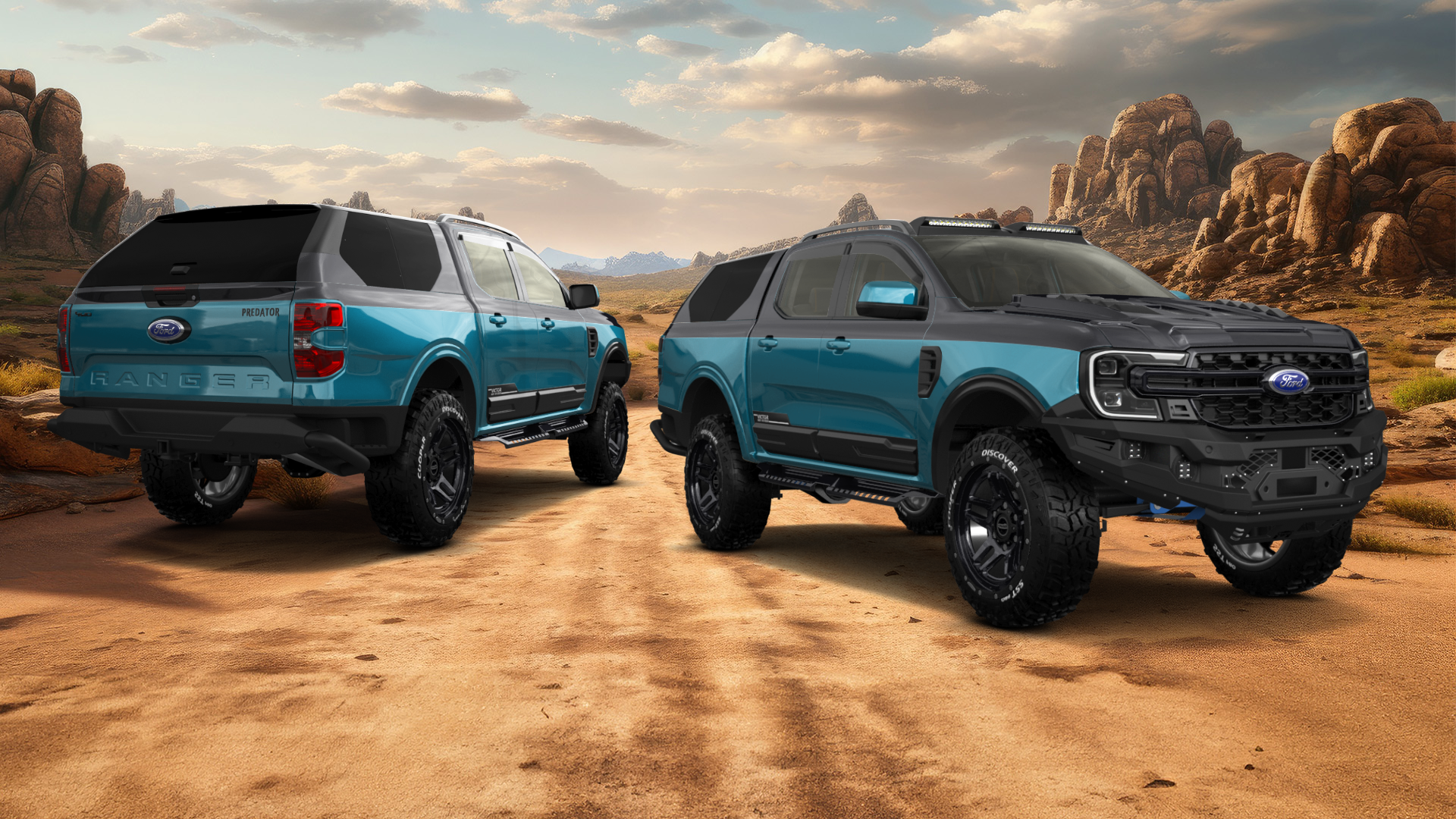 Ford Ranger 4 Door pickup truck 2022 tuning