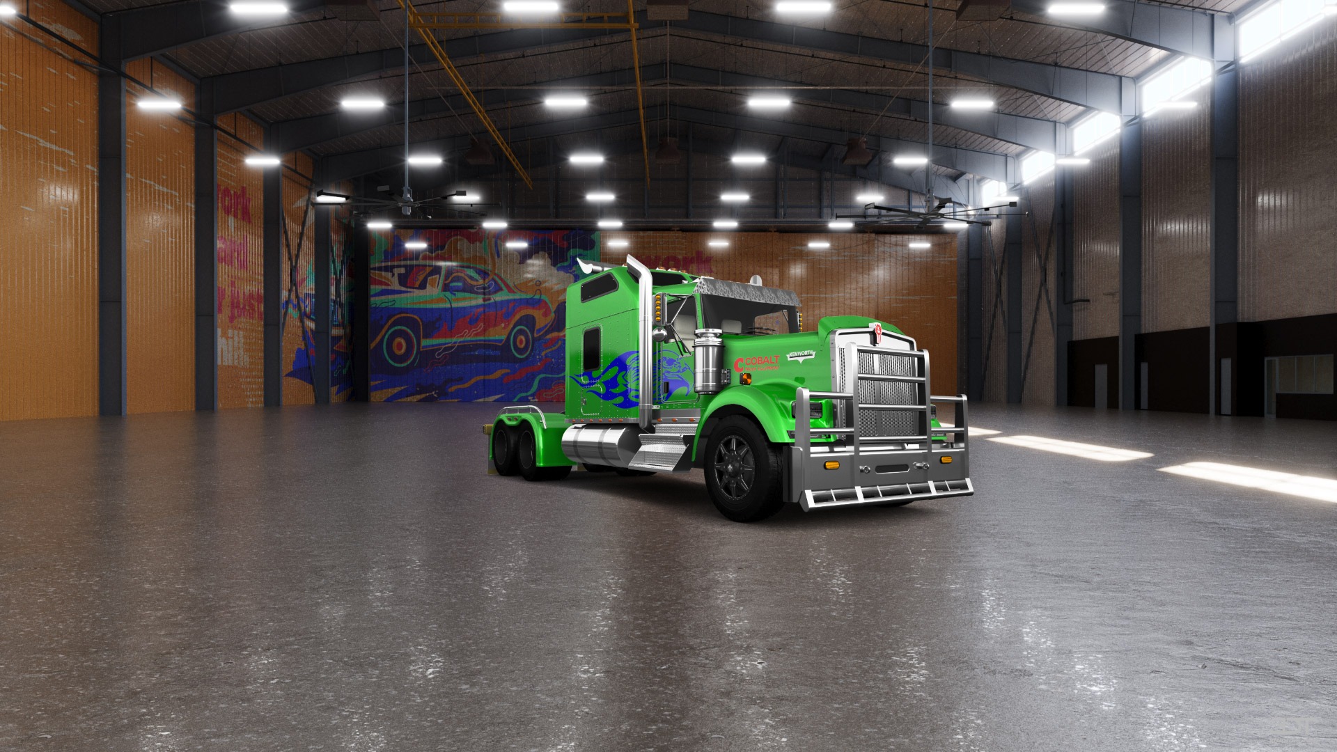 Kenworth W900 Sleeper Cab Truck 2015