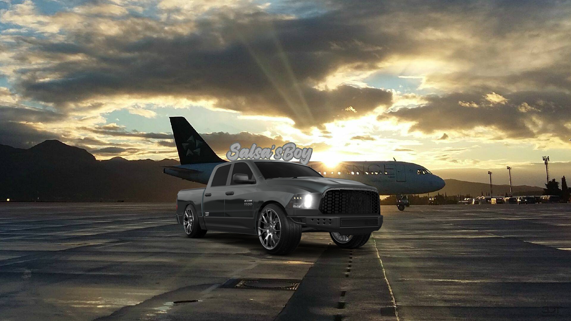 Dodge Ram 1500 5.7' box 4 Door pickup truck 2010