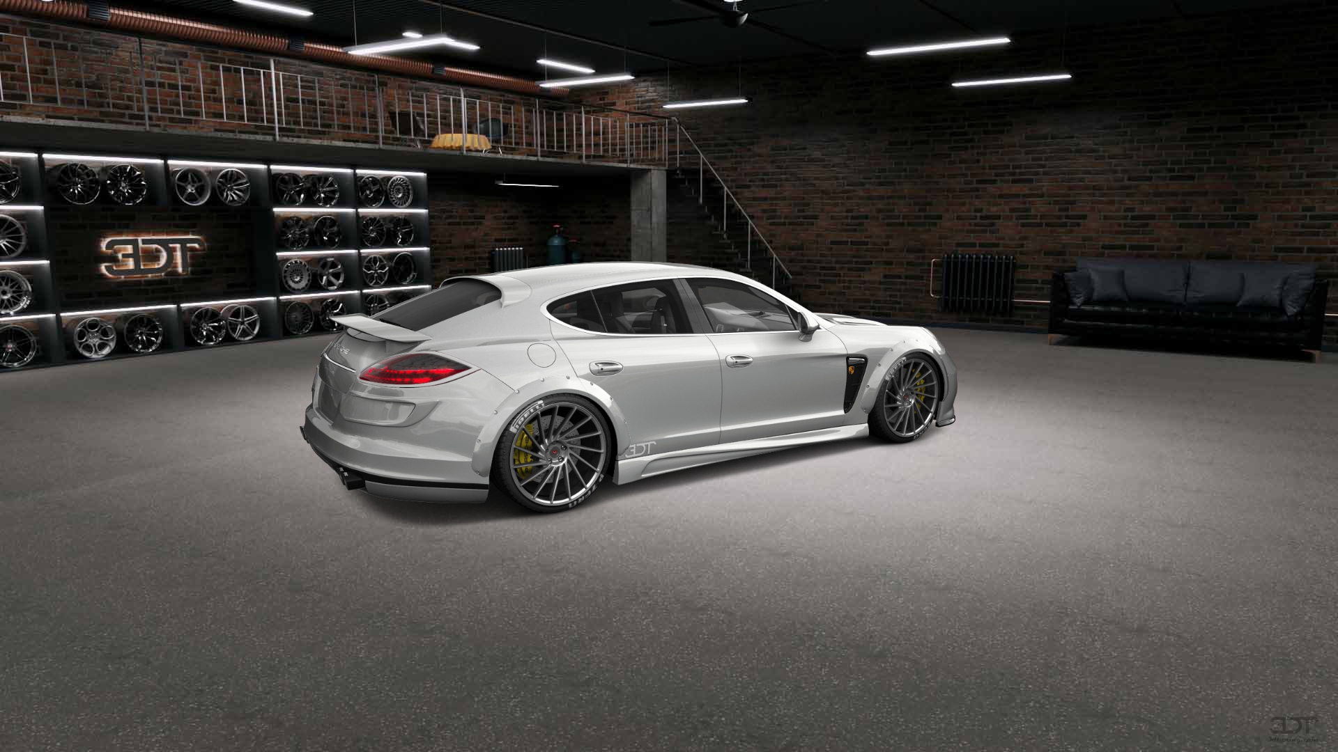 Porsche Panamera 4 door fastback saloon 2011