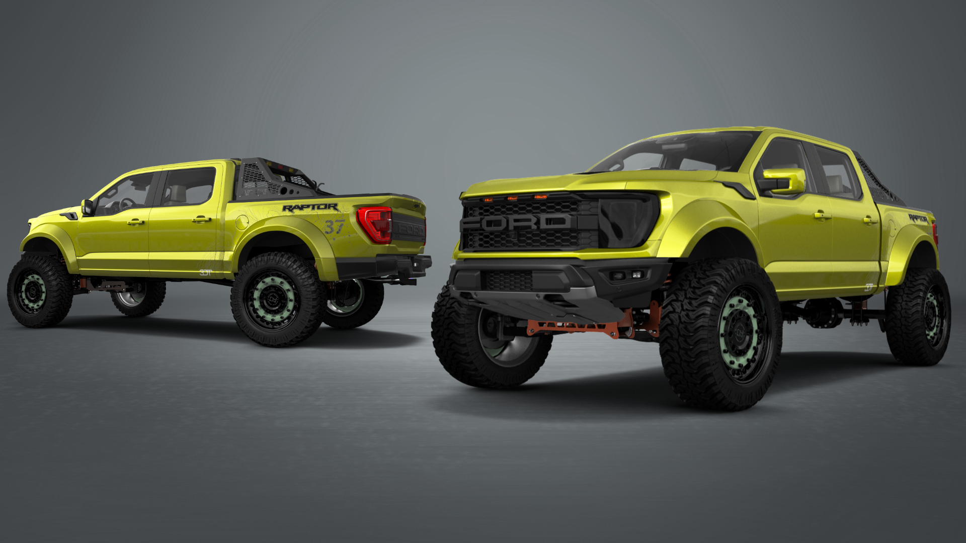Ford F-150 Raptor 4 Door pickup truck 2021