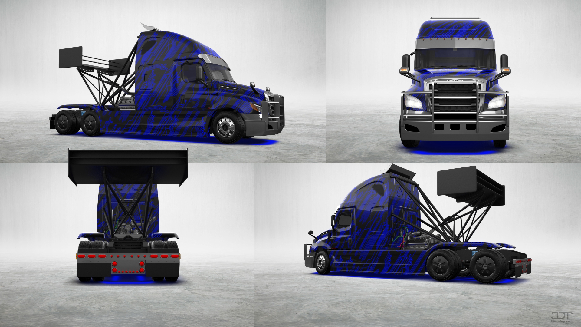 Freightliner Cascadia Sleeper Cab Truck 2018 tuning