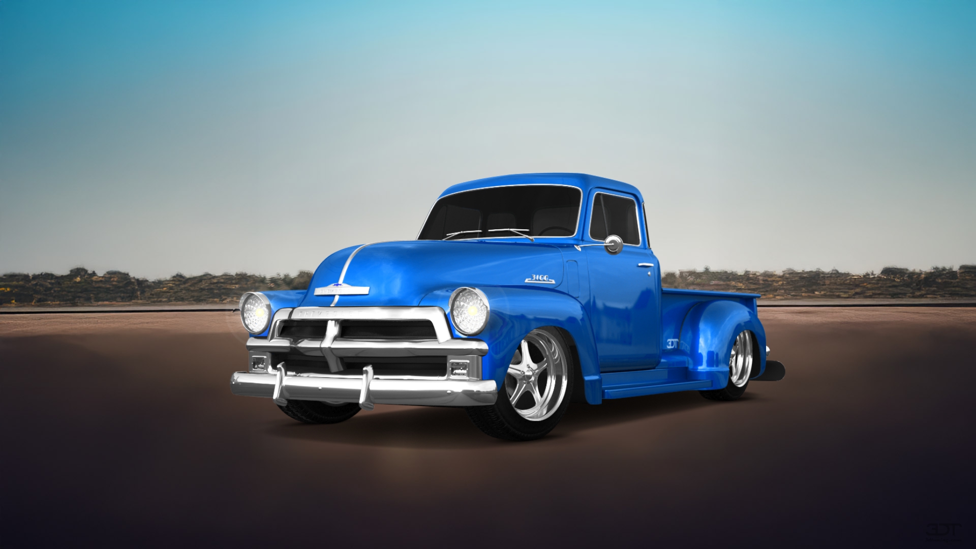 Chevrolet 3100 2 Door pickup truck 1954 tuning