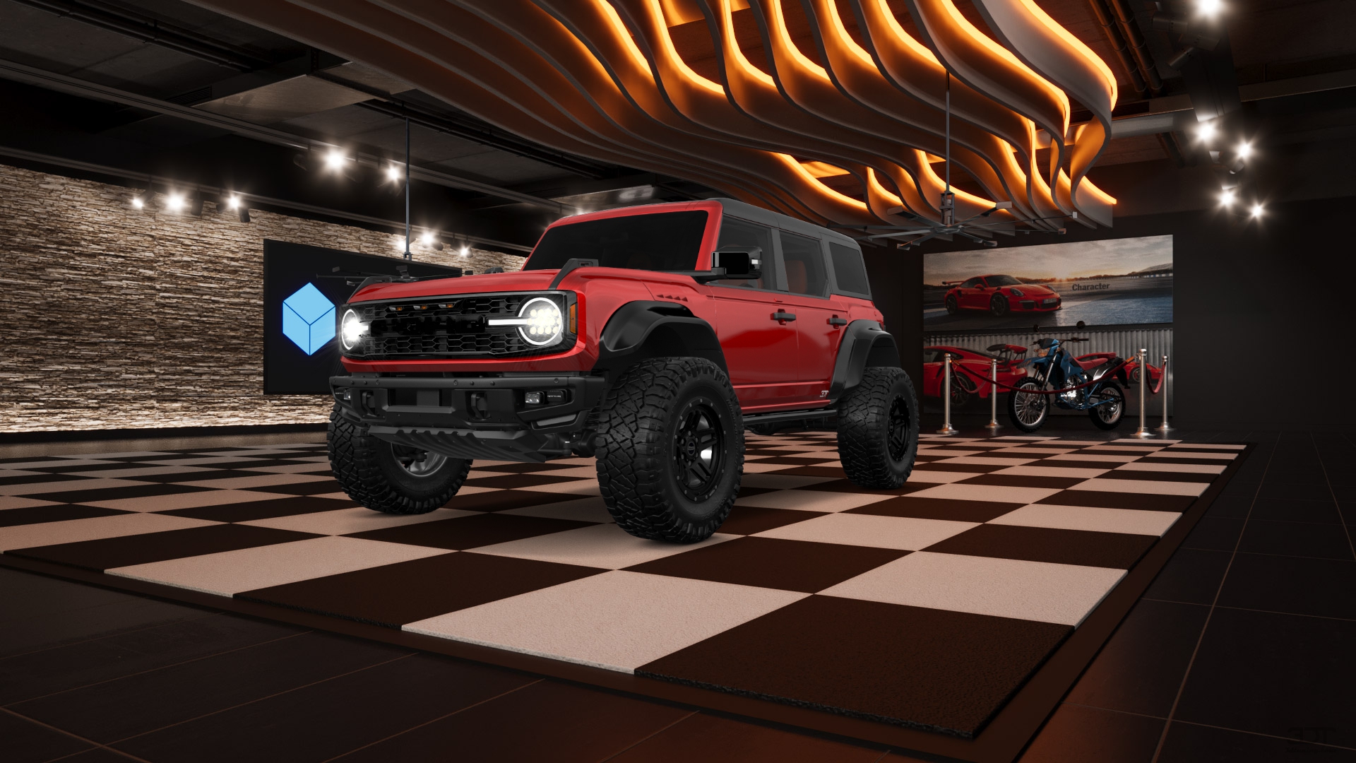 Ford Bronco Raptor 4 Door pickup truck 2022 tuning