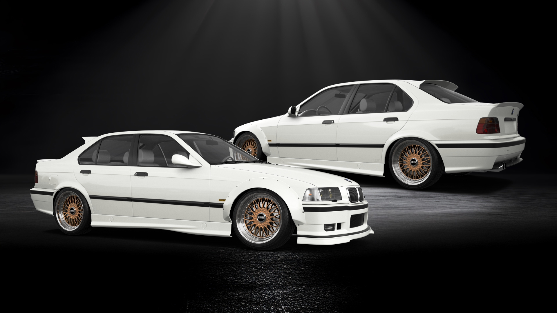 BMW 3 Series 4 Door Saloon 1990 Images