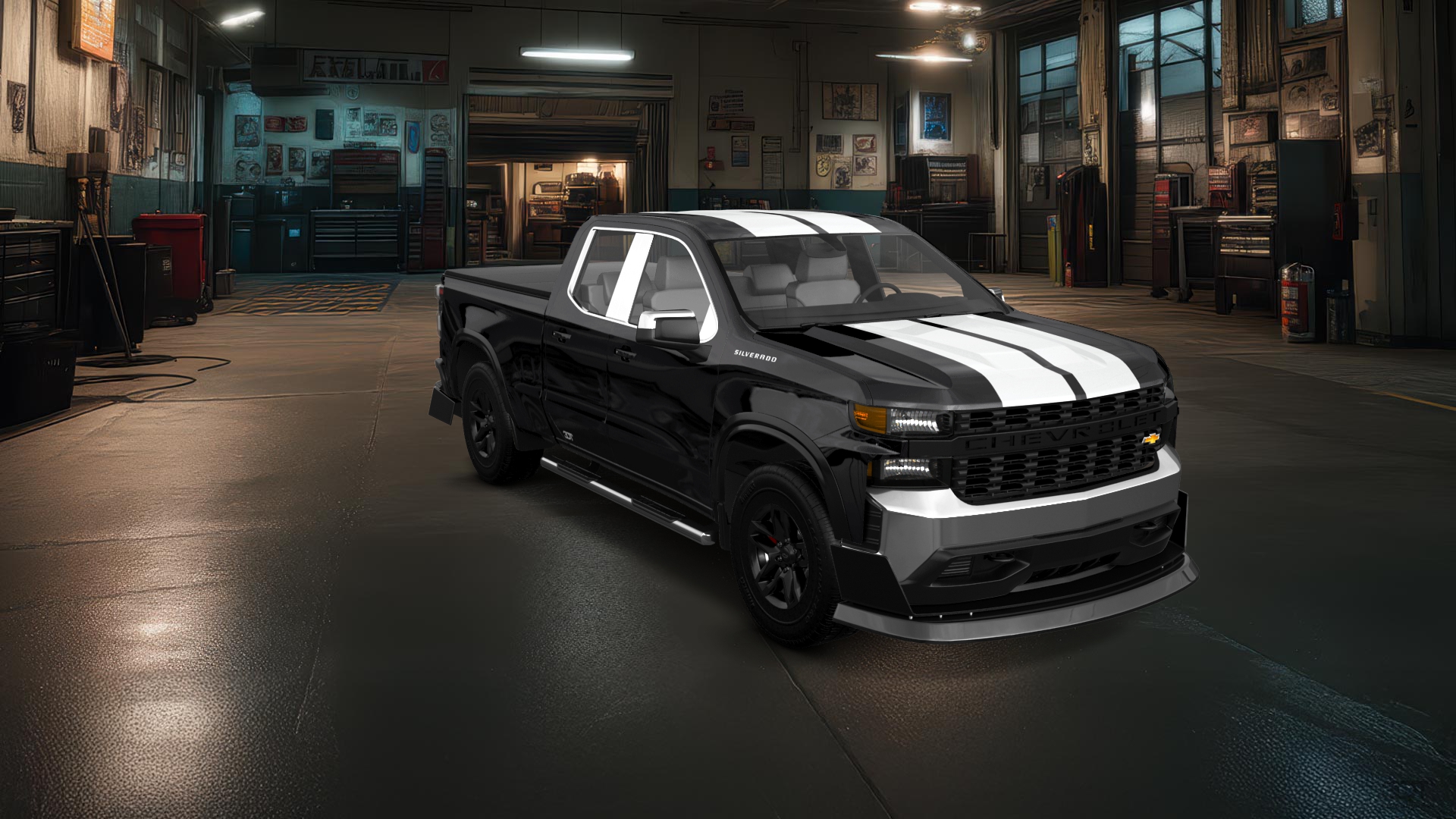 Chevrolet Silverado 1500 6.6 ft box 4 Door pickup truck 2021 tuning
