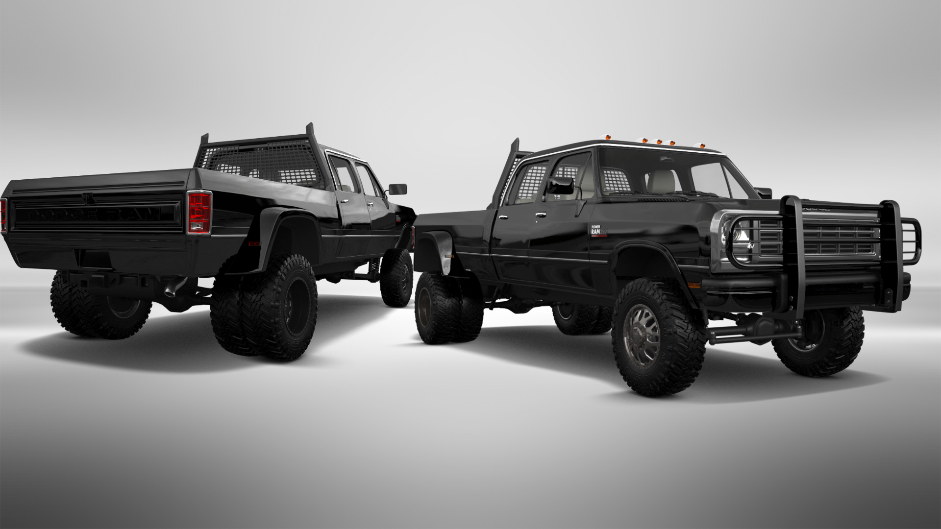 Dodge Ram 350 4 Door pickup truck 1991