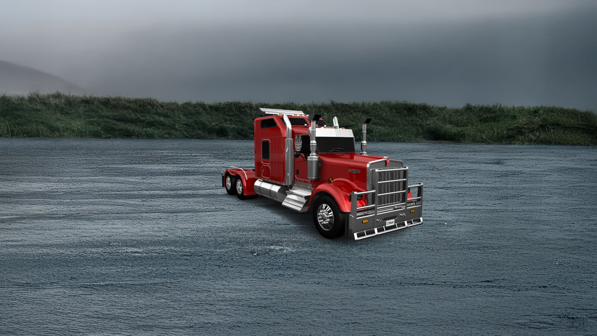 Kenworth W900 Sleeper Cab Truck 2015 tuning