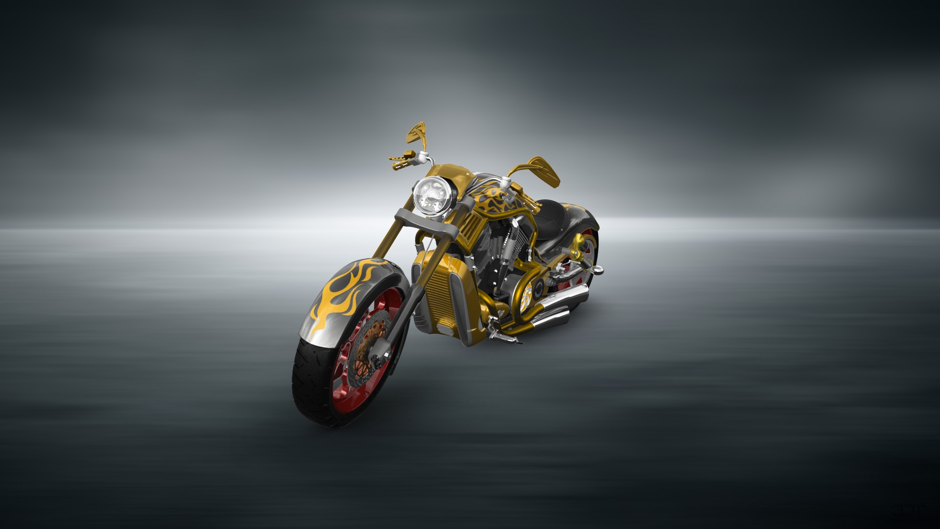 Harley-Davidson Custom Chopper Cruiser 2011