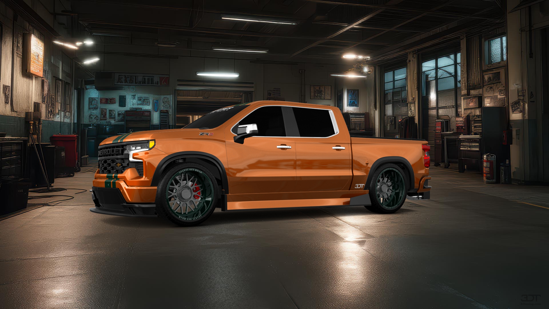 Chevrolet Silverado 1500 Crew Cab 5.8 ft box 4 Door pickup truck 2023 tuning